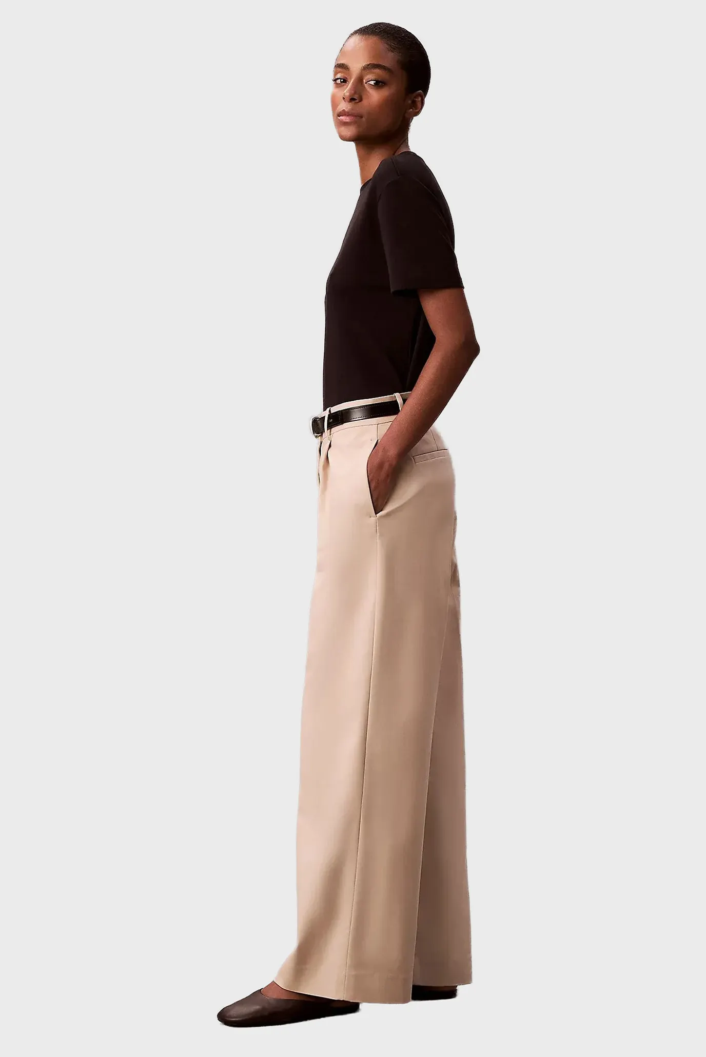 Штаны STRETCH CHINO W  PLEAT - WIDE LE 4