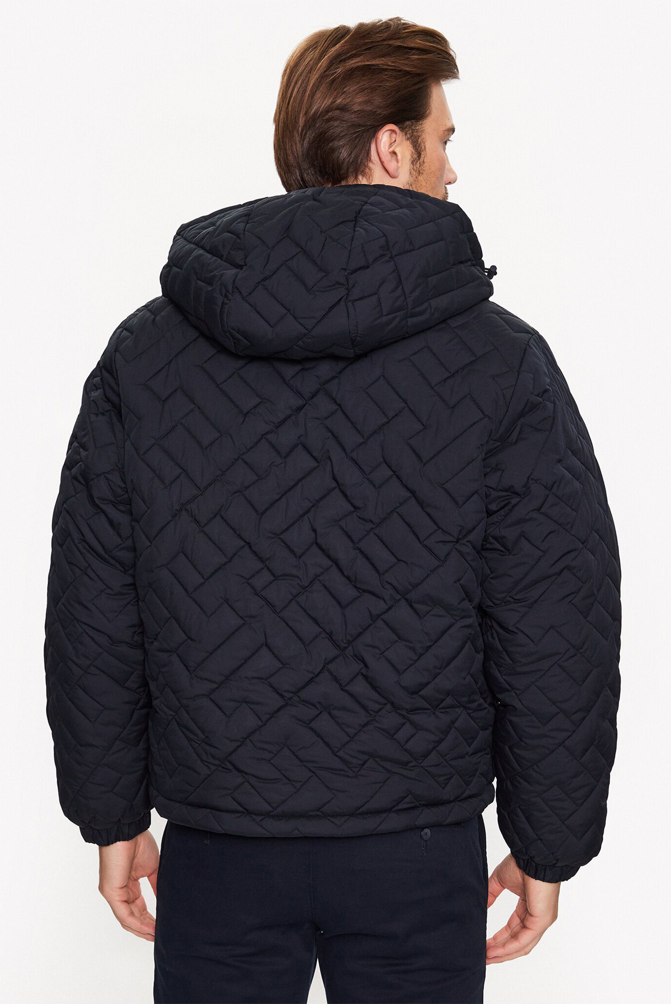 Мужская темно-синяя куртка MONOGRAM QUILTED HDD JACKET 2