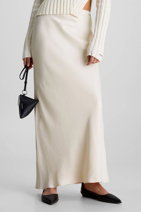 Юбка FLUID SATIN MAXI SKIRT