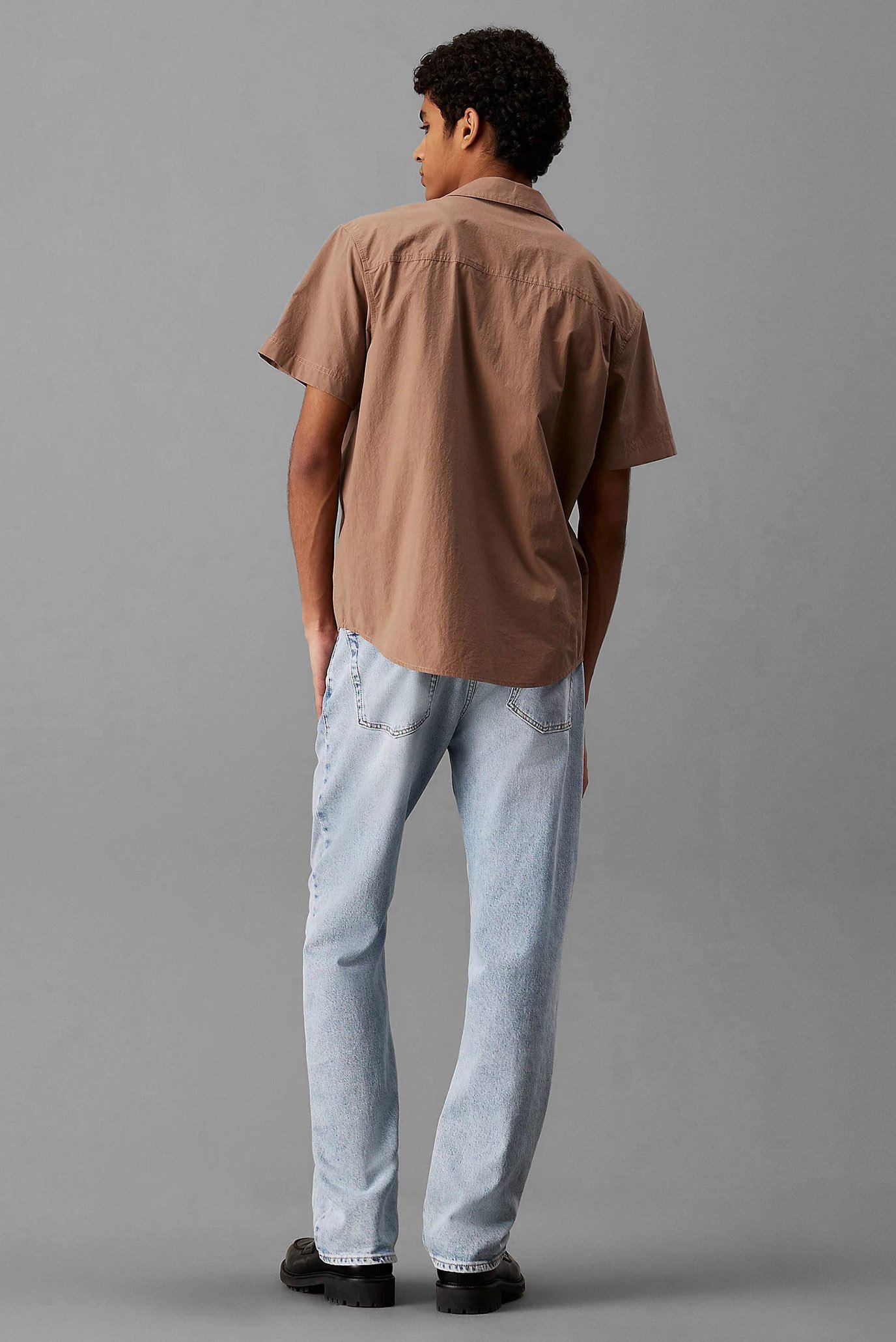 Рубашка с коротким рукавом COTTON POPLIN S S SHIRT 3