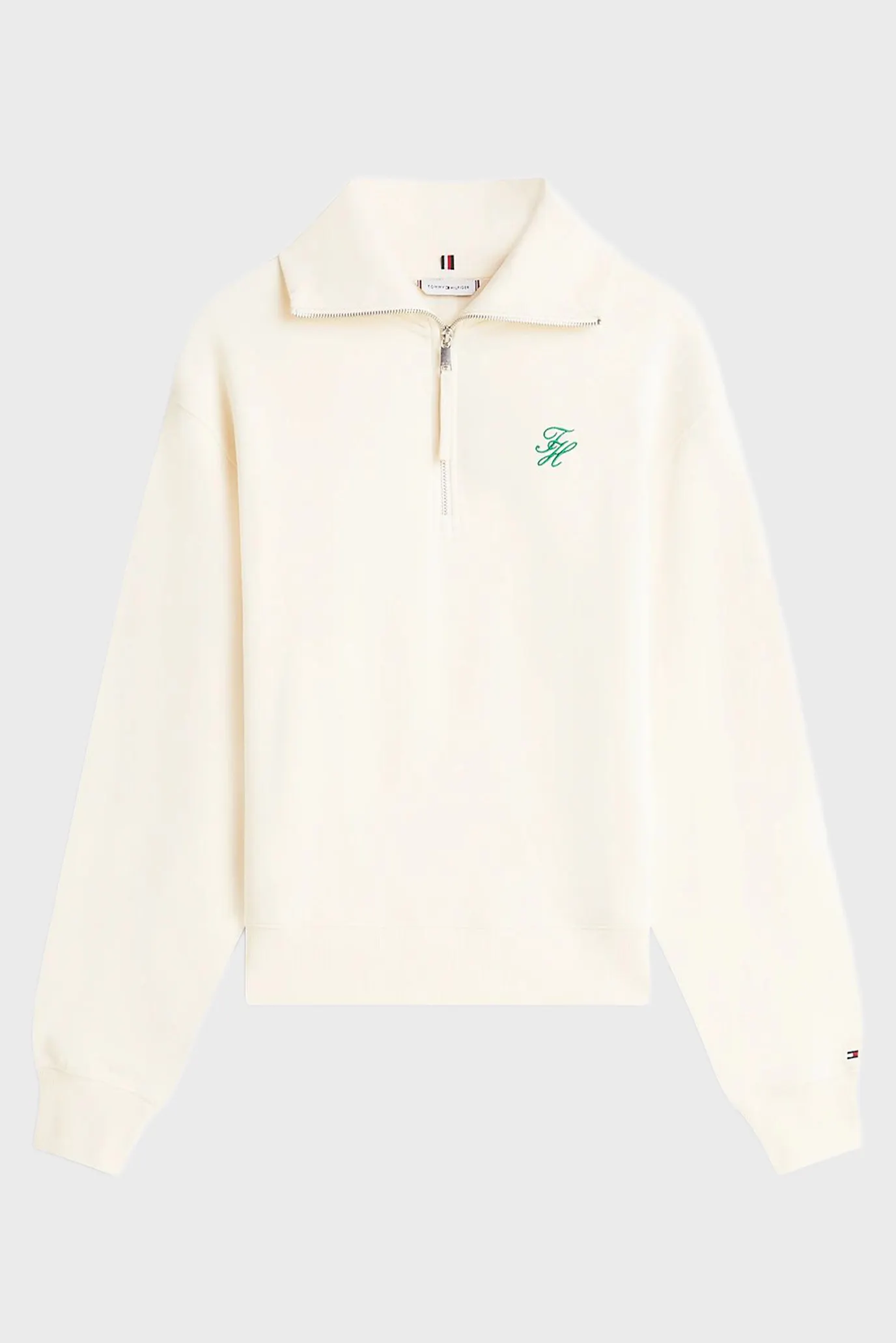 Свитшот TH SCRIPT HALF ZIP TERRY SWTSHRT 5