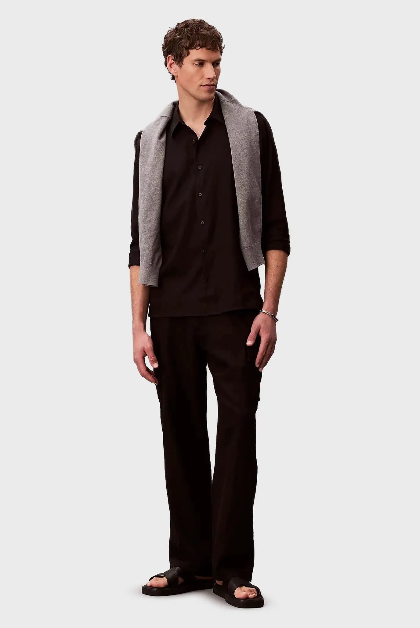 Рубашка LS SOLID LINEN CLASSIC SHIRT 5