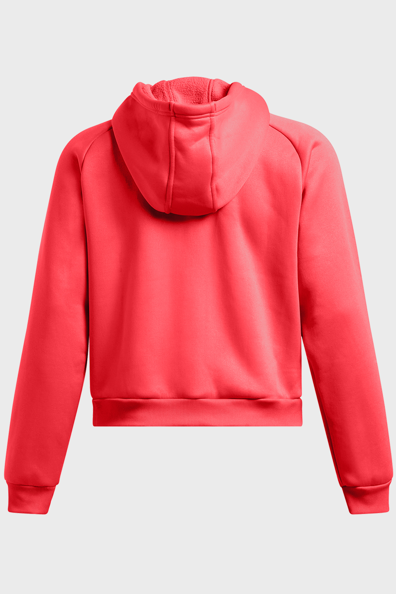 Женское красное худи UA Armour Flc Pro Hdy 5