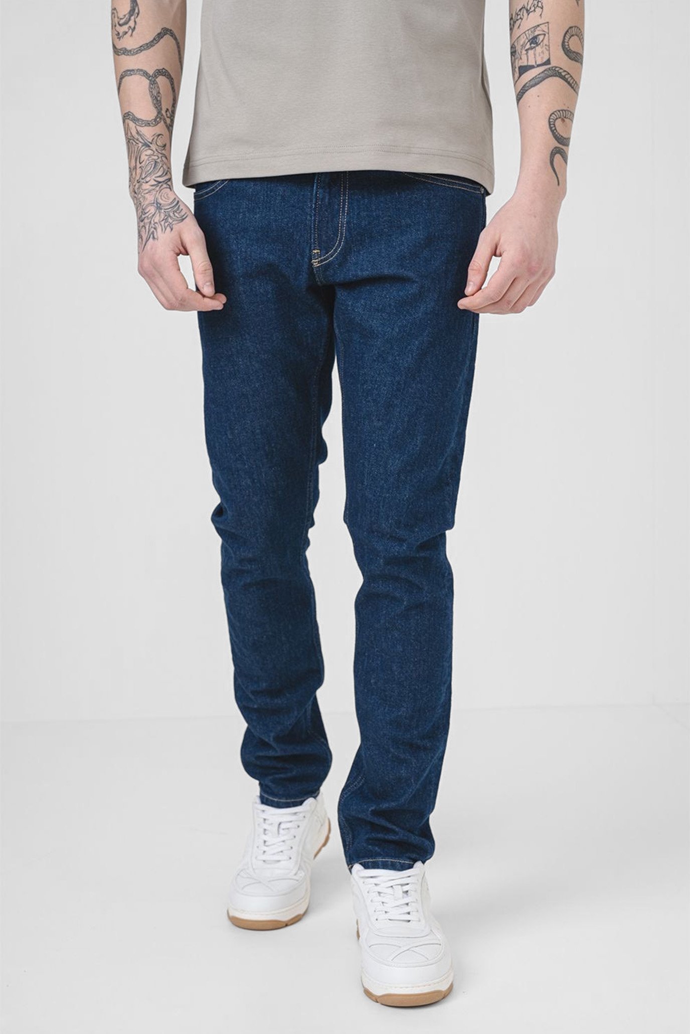 Джинсы PREMIUM SLIM MID BLUE 1