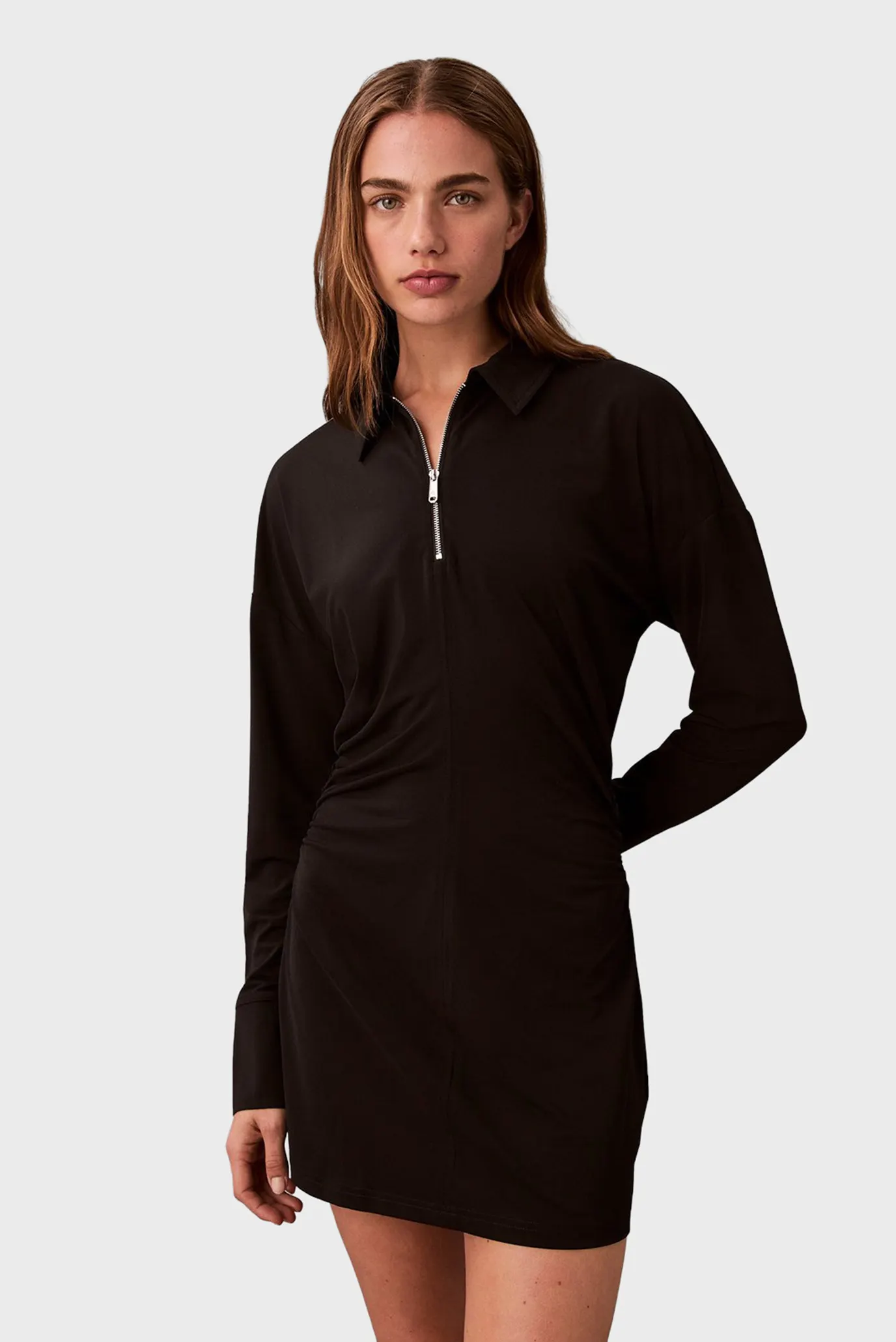 Платье LS CREPE JERSEY POLO MINI DRESS 1
