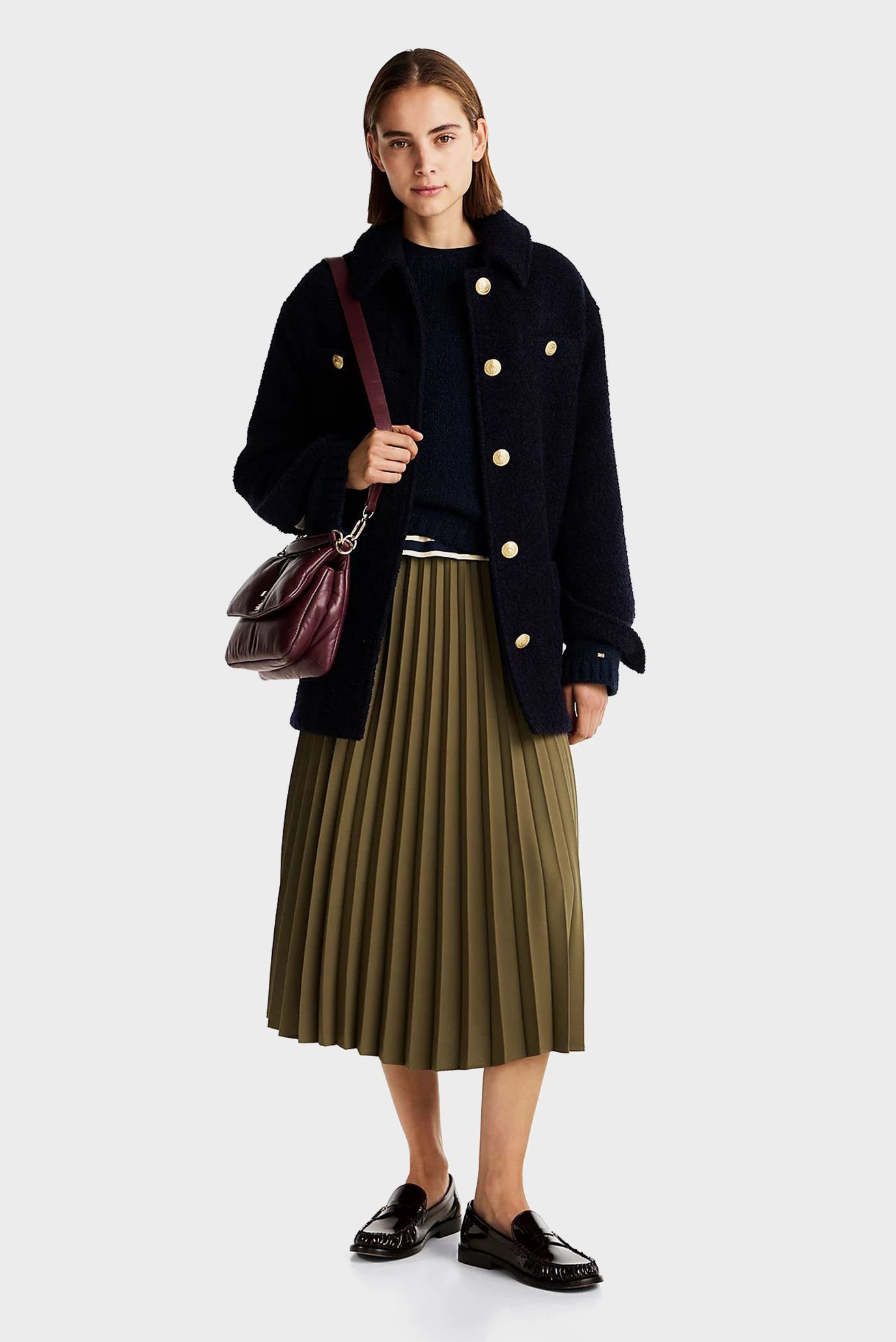 Юбка FLUID PLEATED PULL ON MIDI SKIRT 2