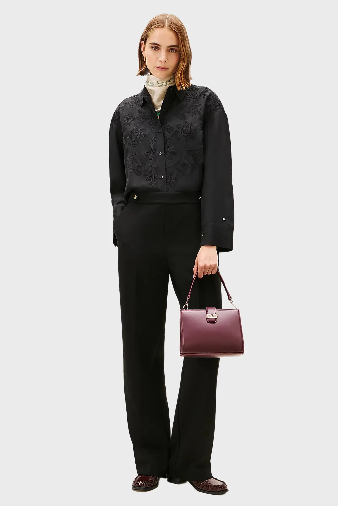 Рубашка EMBROIDERY MODERN FIT LS SHIRT 2