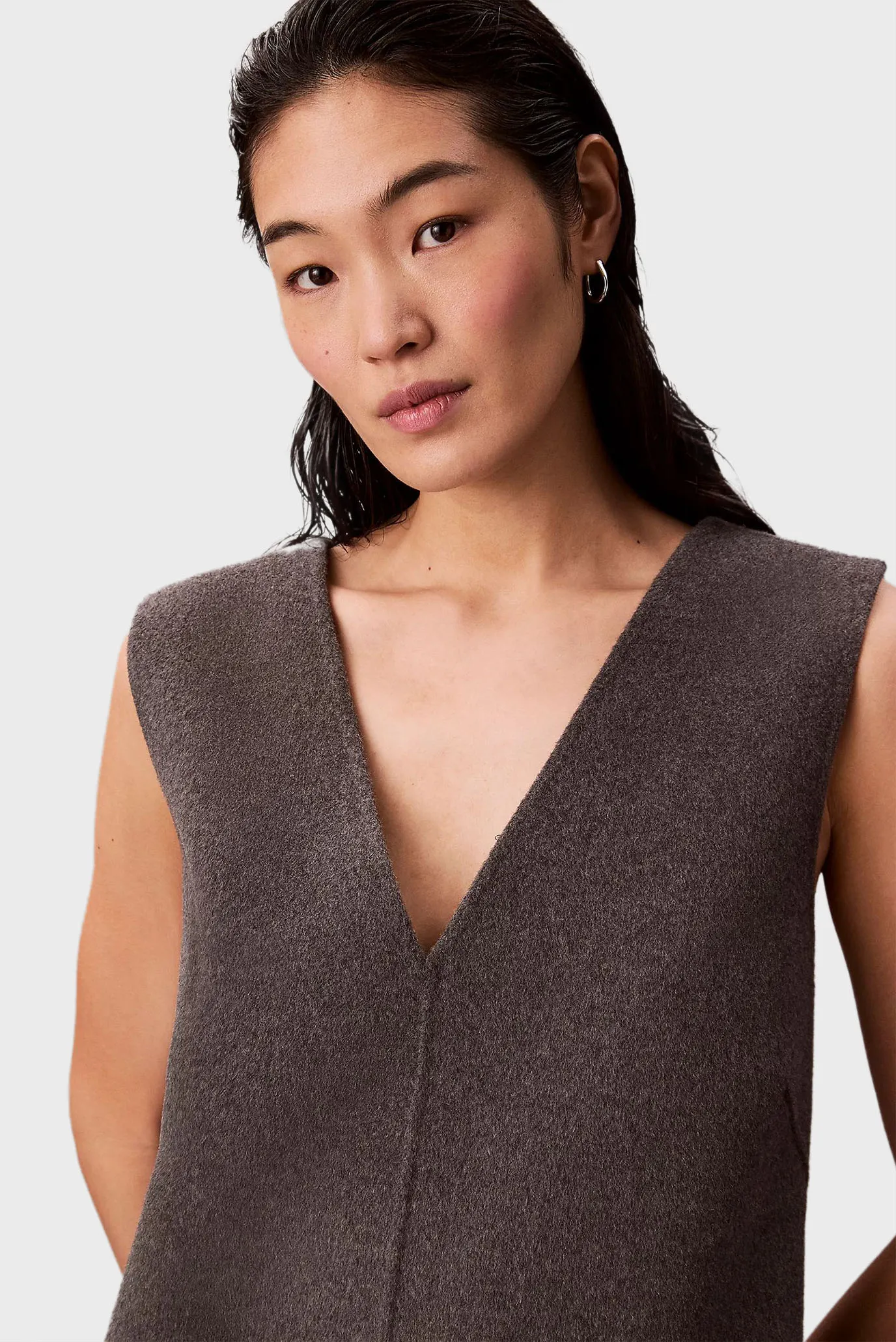 Платье Doubleface V Neck Mini Shift Dre 4