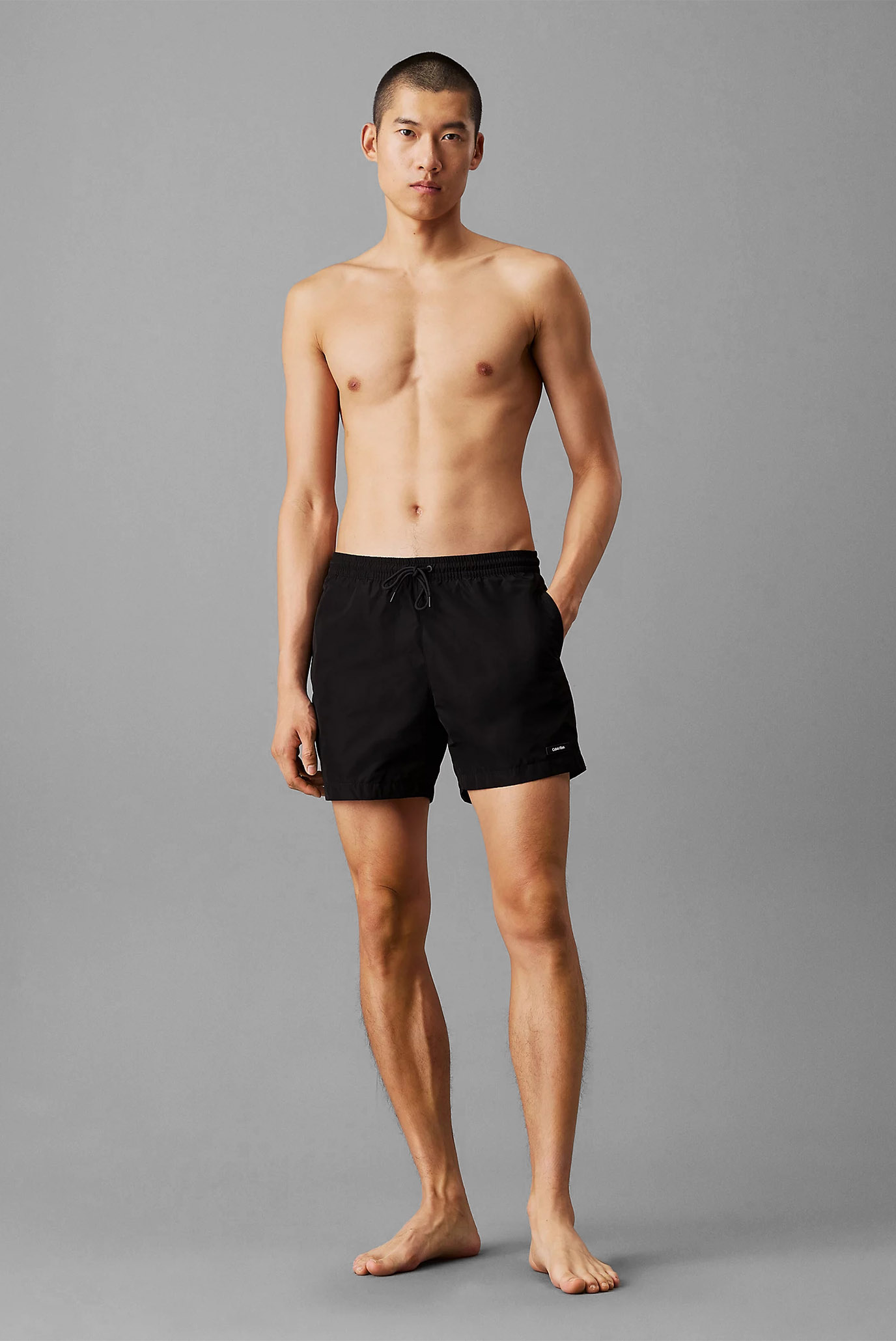 Мужские черные плавательные шорты MEDIUM DRAWSTRING 2