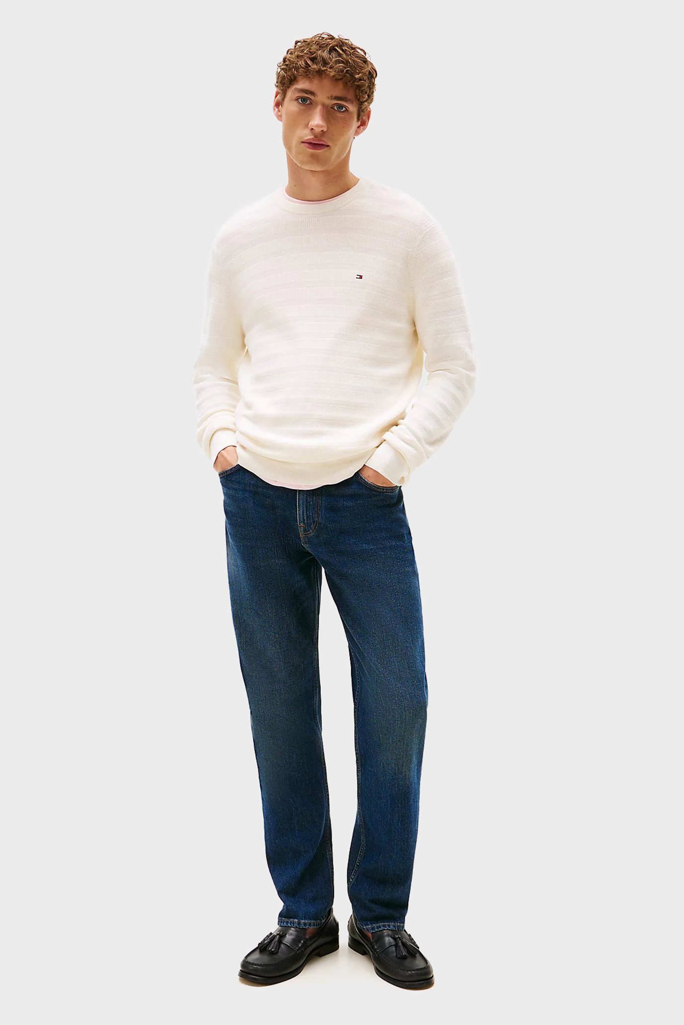 Свитер STRIPE STRUCTURE C NK 2