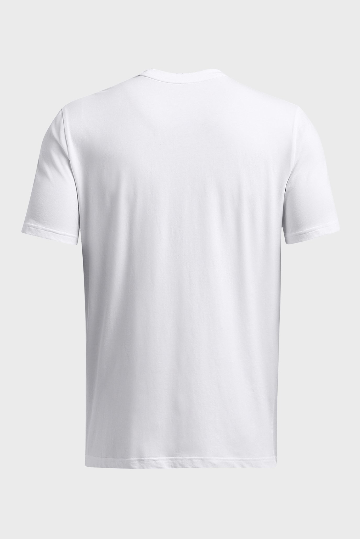 Мужская белая футболка UA M SLICED WORDMARK 60 40S SS 4