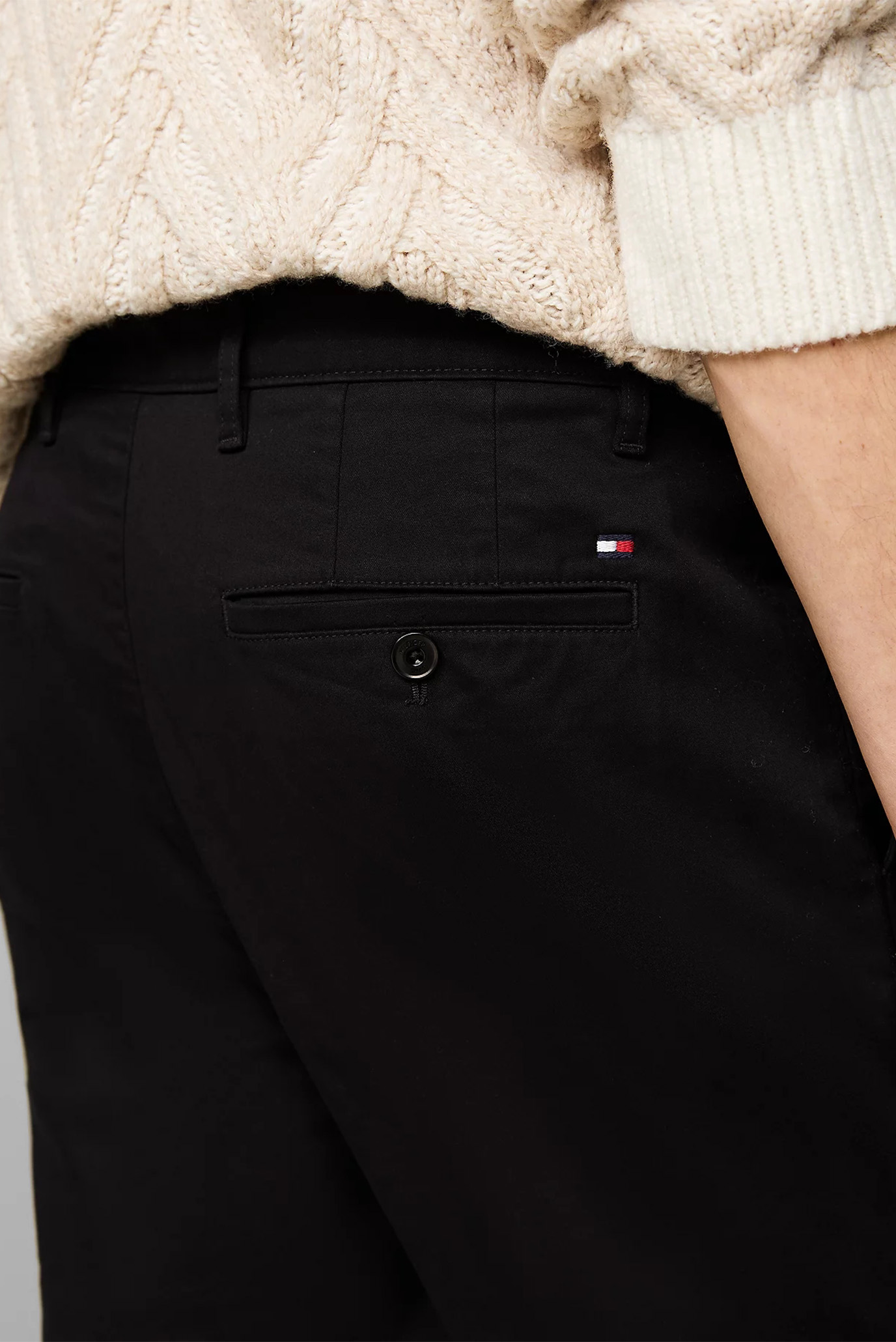 Мужские черные чиносы DENTON 4