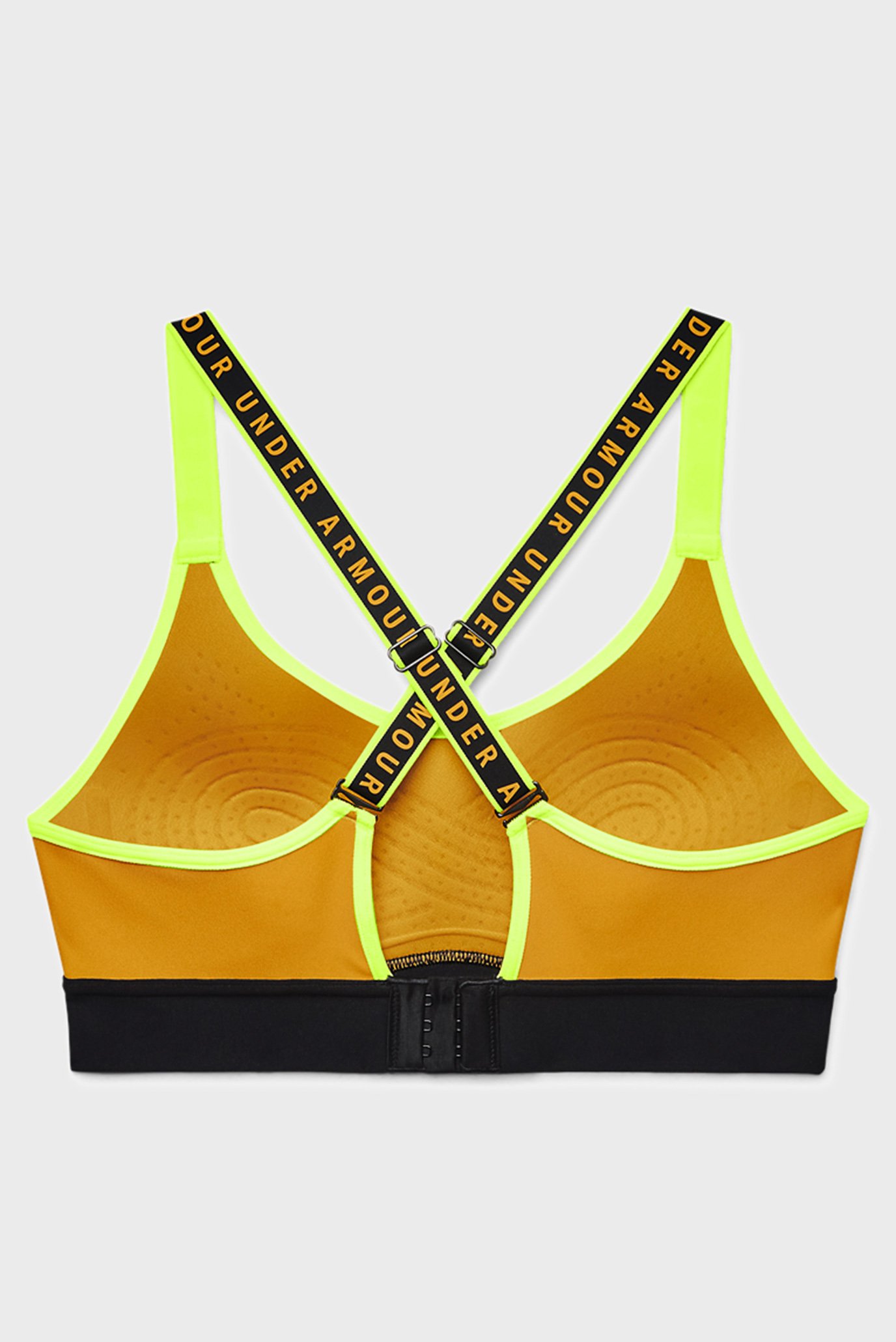 Женский оранжевый топ UA Infinity Mid Bra Blocked Under Armour Женский оранжевый топ UA Infinity Mid Bra Blocked 6