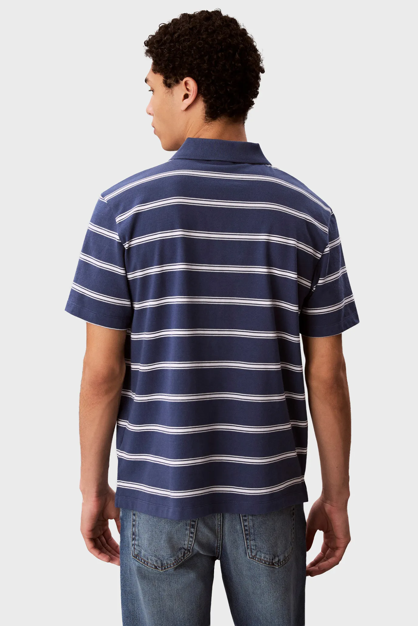 Поло SS EASY 16S JERSEY STRIPE POLO 4