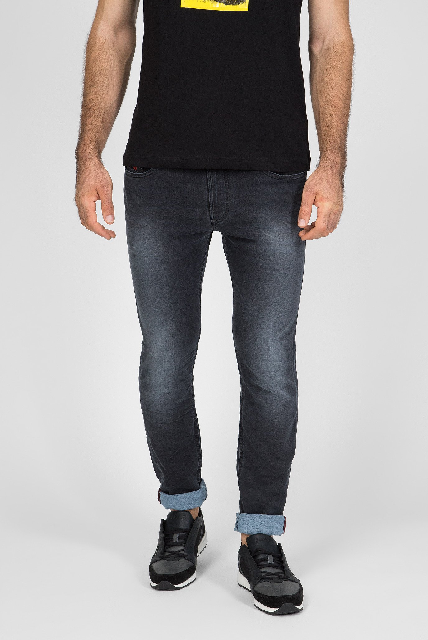 Мужские темно-синие джинсы THOMMER CB-NE Sweat jeans 1