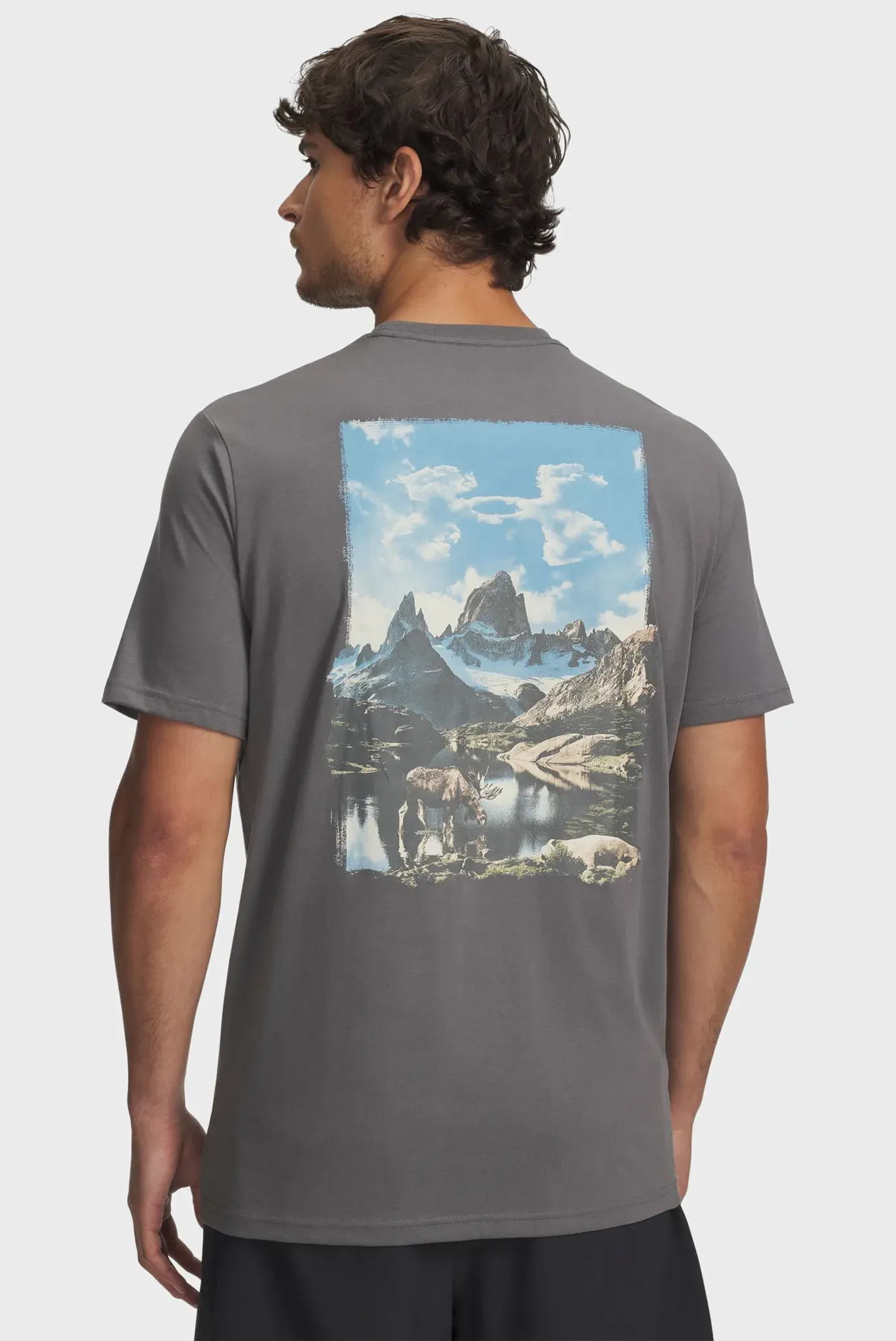 Футболка UA M MOUNTAIN PHOTOREAL SS-GRN 5