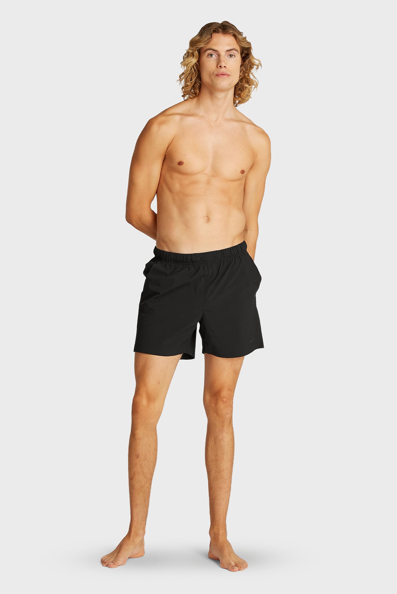 Мужские черные плавательные шорты 2