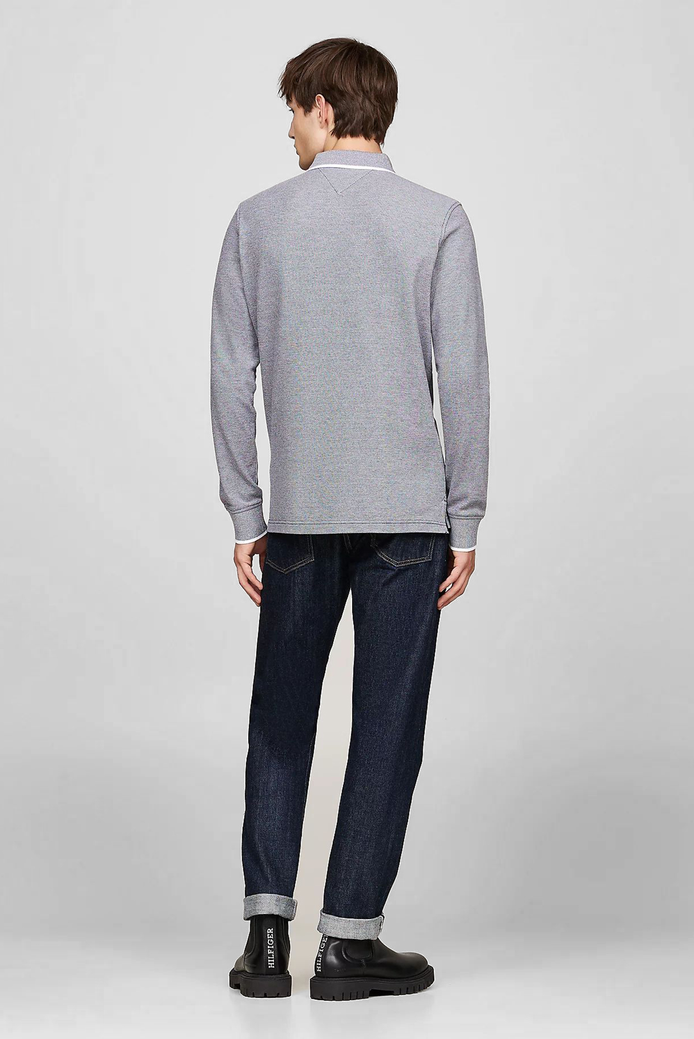 Поло с длинным рукавом L S OXFORD TIPPED REG POLO 3