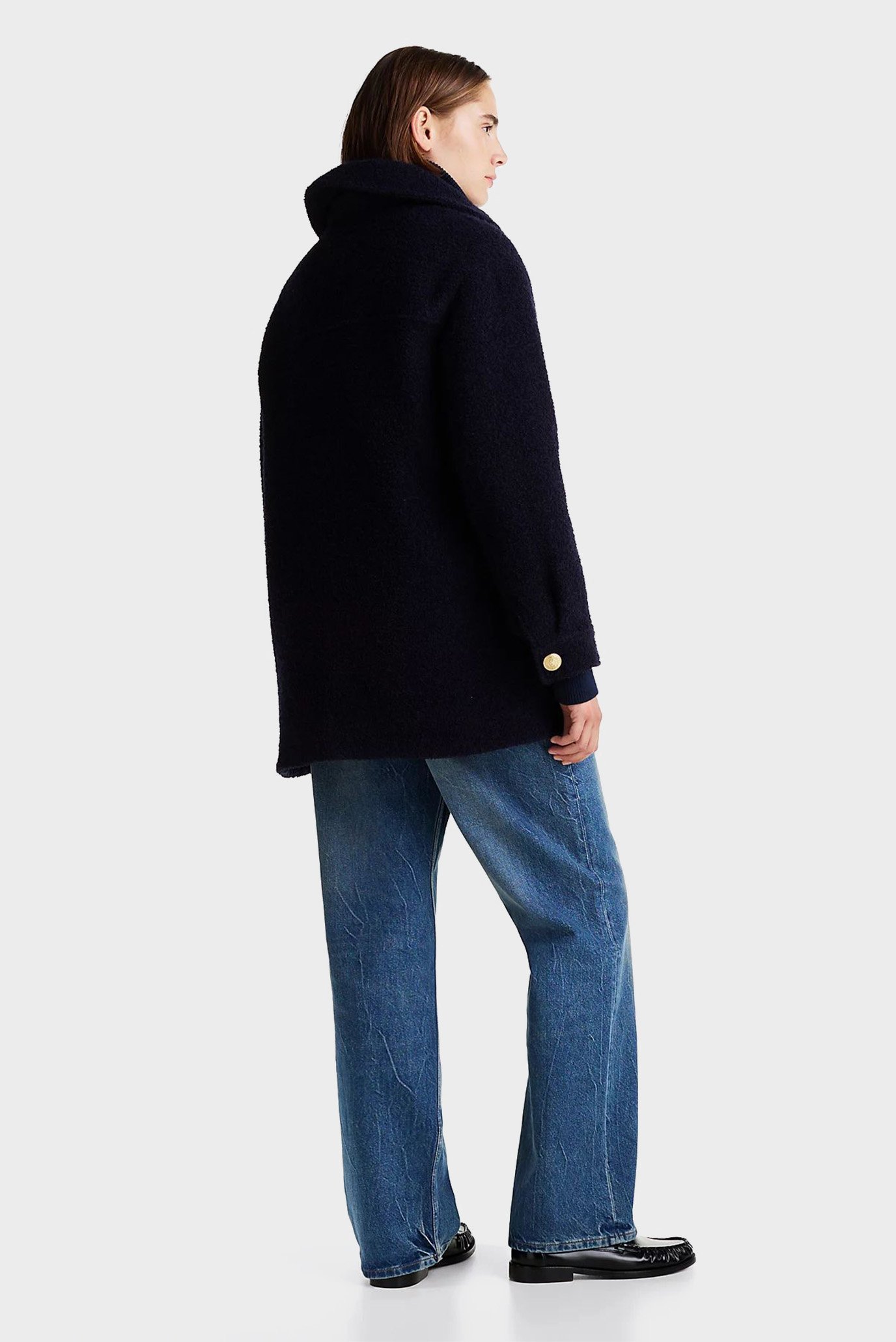 Куртка демисезонная BOUCLE GOLD BUTTON SHACKETTommy Hilfiger Куртка демисезонная BOUCLE GOLD BUTTON SHACKET 3