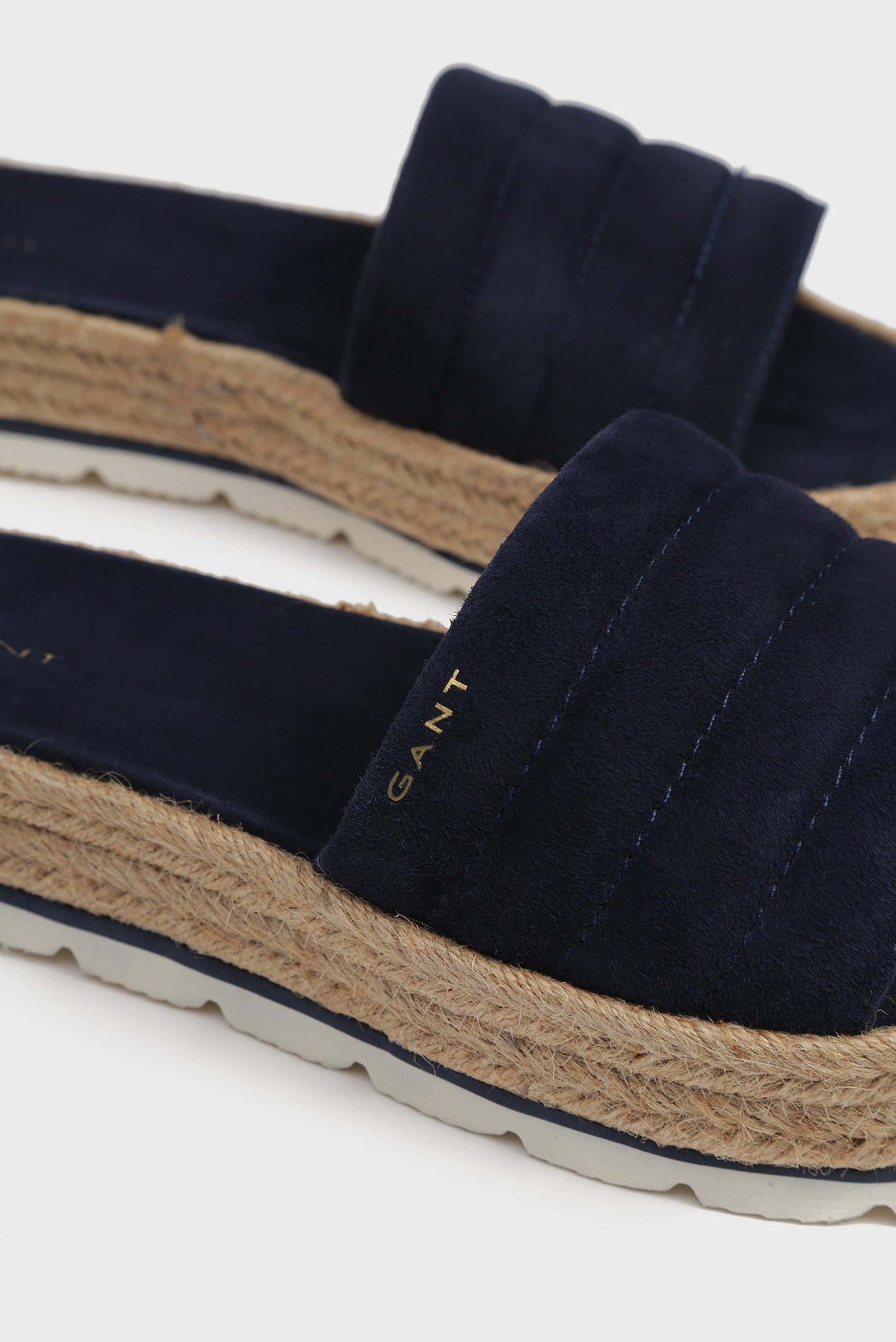 Женские темно-синие замшевые слайдеры CAPE CORAL 10