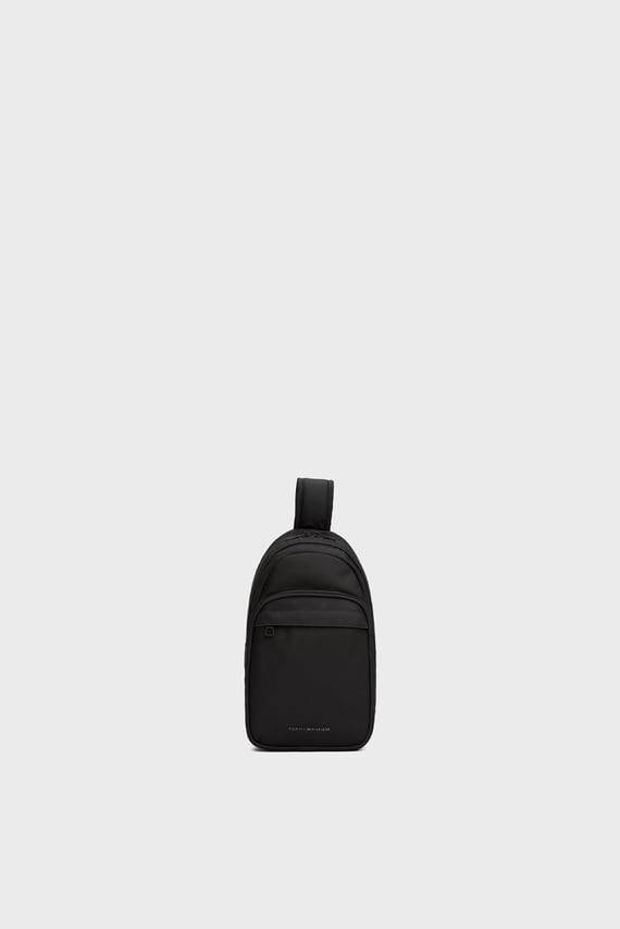 Мужская черная сумка TH REPREVE SLING