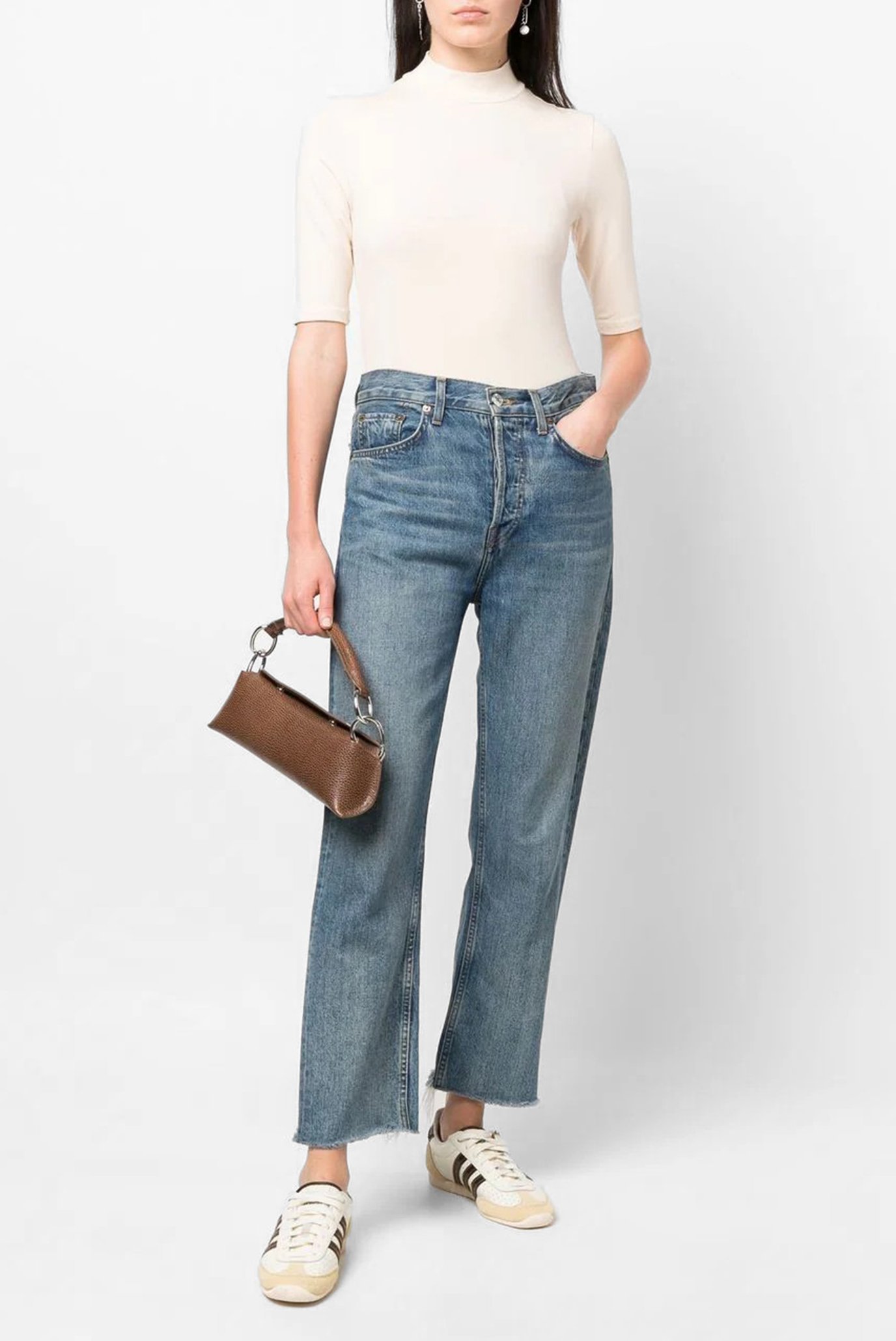 Топ TONAL LOGO HS MOCK NECK TOP 3