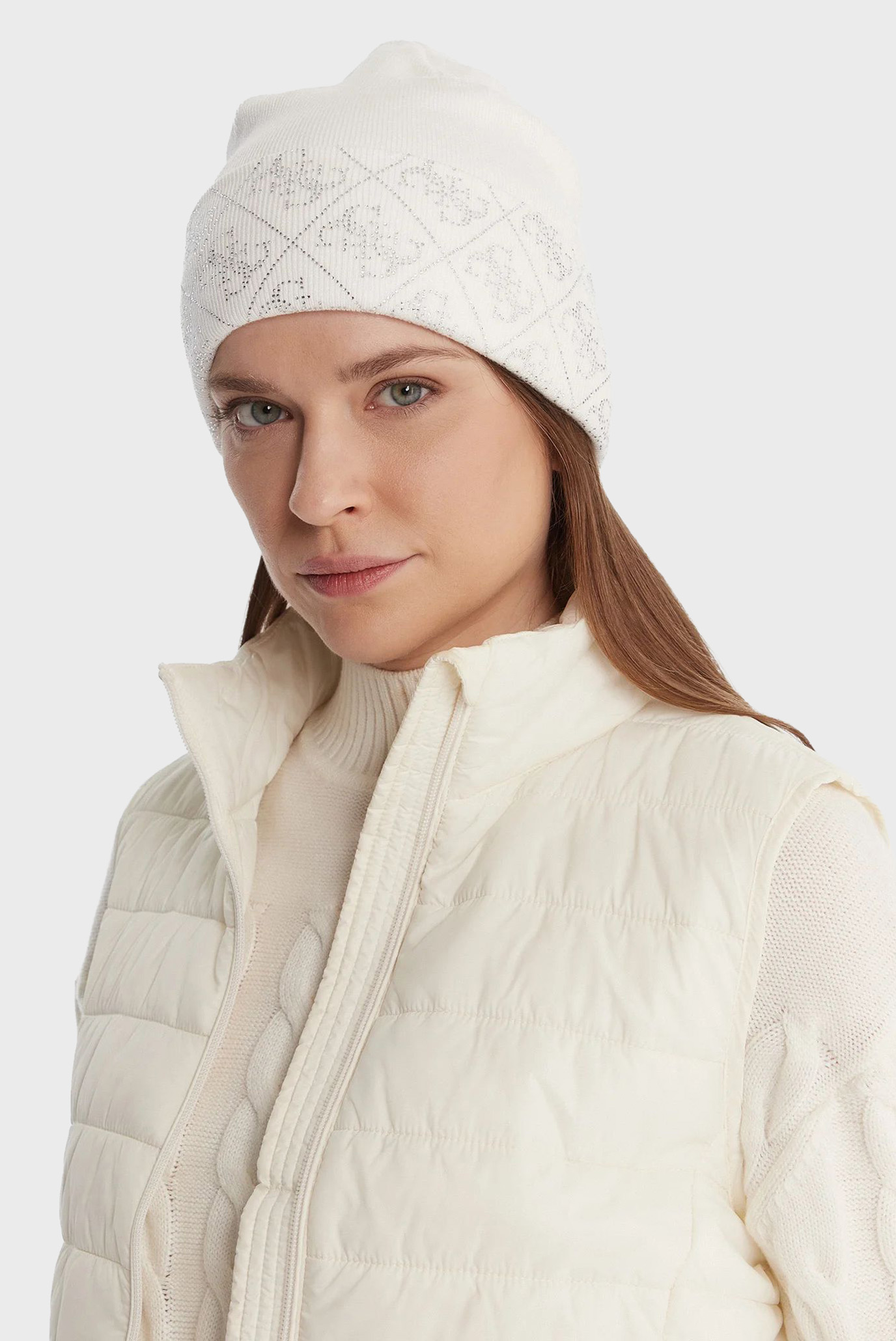 Шапка NORA 4G RHINESTONES BEANIE SWT 2