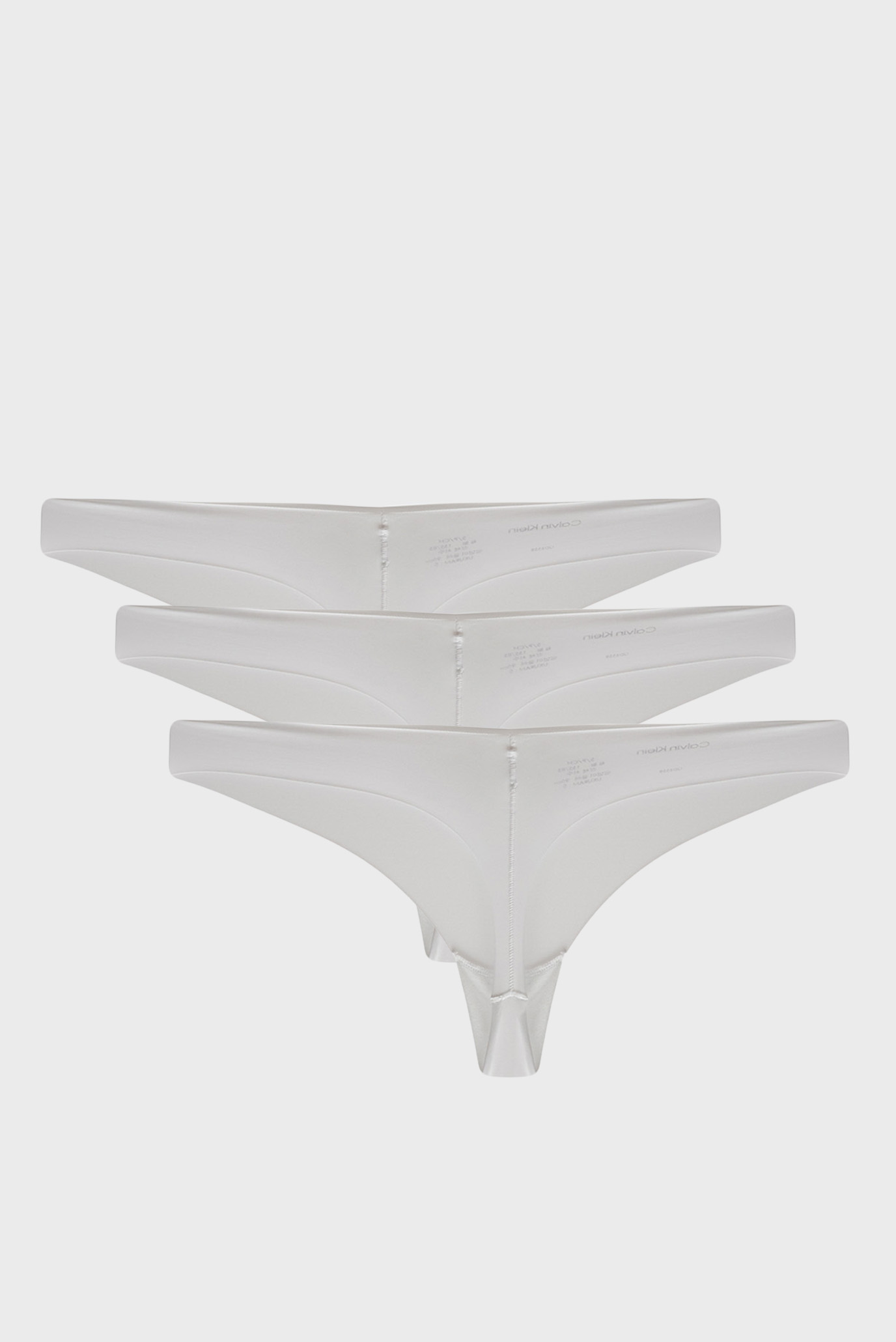 Женские белые трусики (3 шт) THONG 7