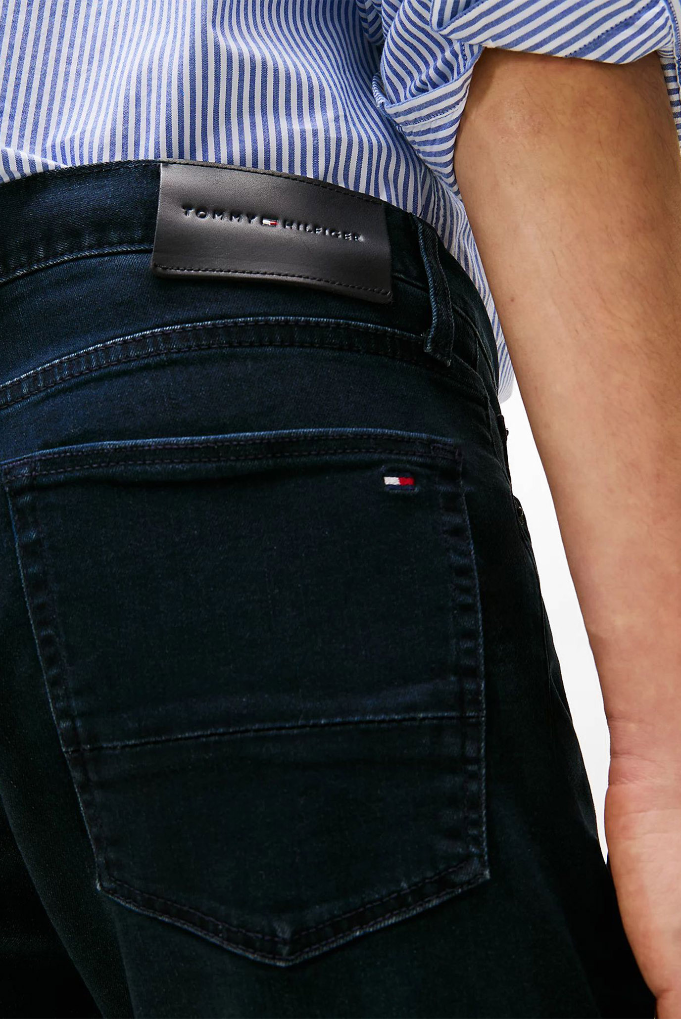 Джинсы SLIM BLEECKER PSTR BLUE-BLACK 4