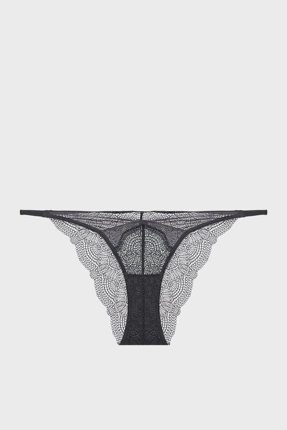 Женские черные трусики BIKINI