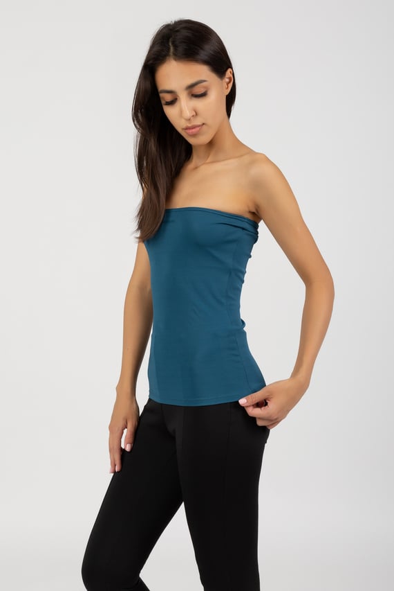 Топ VISCOSE CREPE BANDEAU TOP
