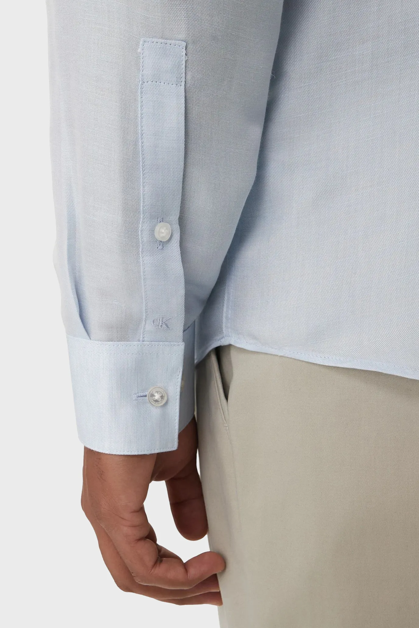 Рубашка SLIM REF LINEN BLD SLD 5