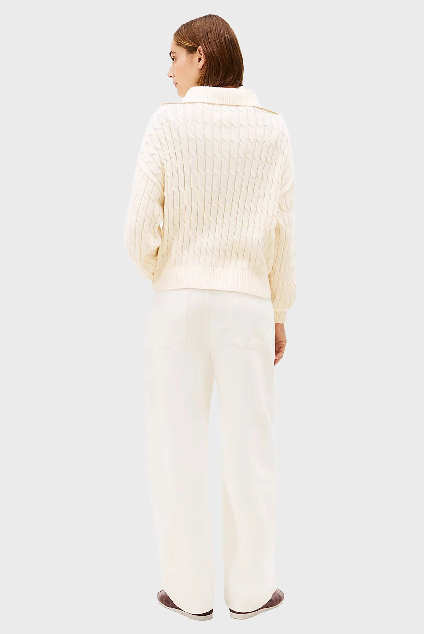 Свитер/CO CABLE MID GG 1/2 ZIP LS SWT 3