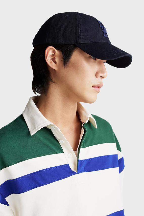 Мужская темно-синяя кепка TH IMD COTTON 6 PANEL CAP