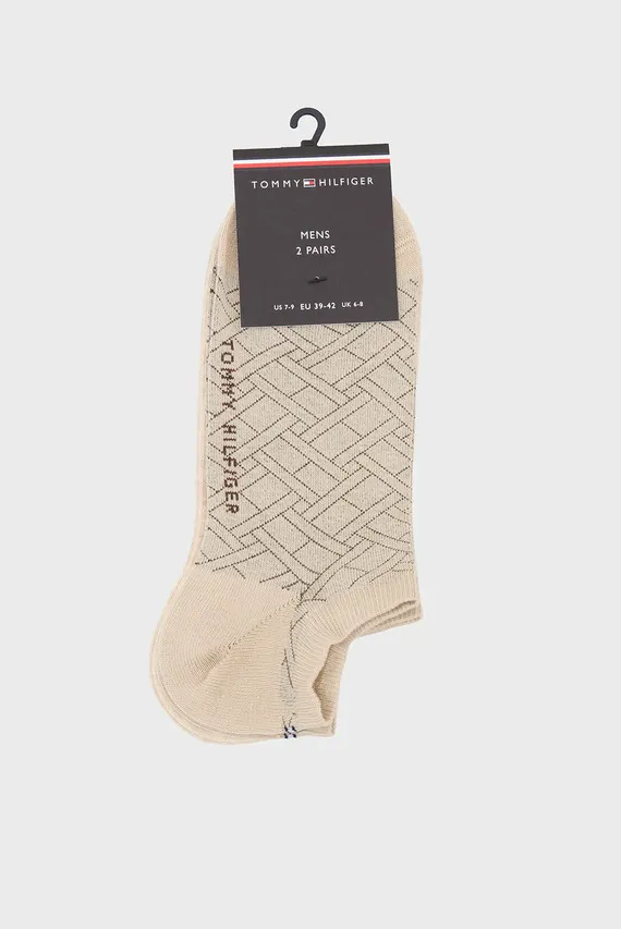 Носки TH MEN SNEAKER 2P AOP FLAG Tommy Hilfiger