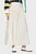 Женская белая плиссированная юбка в полоску THC SPORTY PLEATED