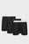 Мужские черные боксеры (3 шт) BOXER BRIEF
