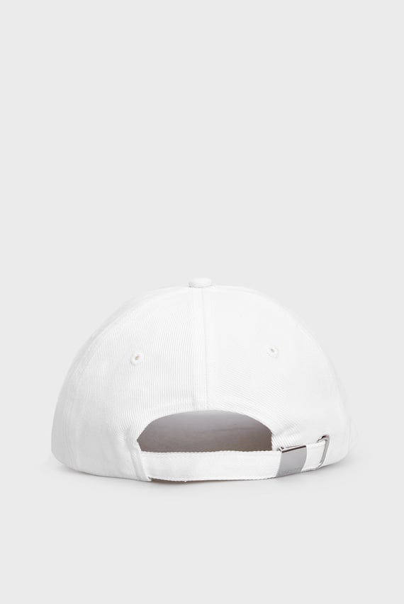 Женская белая кепка CALVIN LETTERING CANVAS CAP