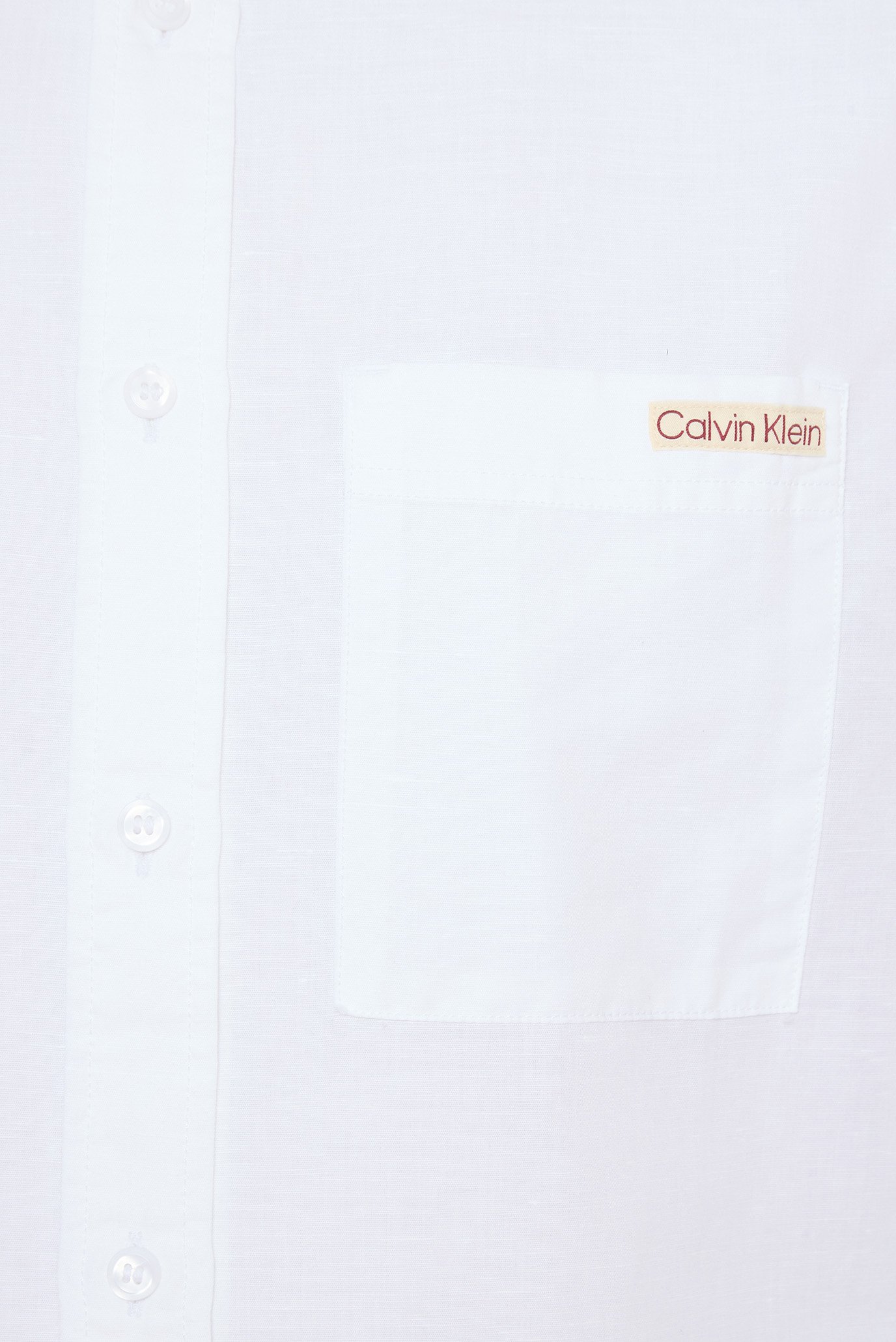 Мужская белая льняная рубашка 3