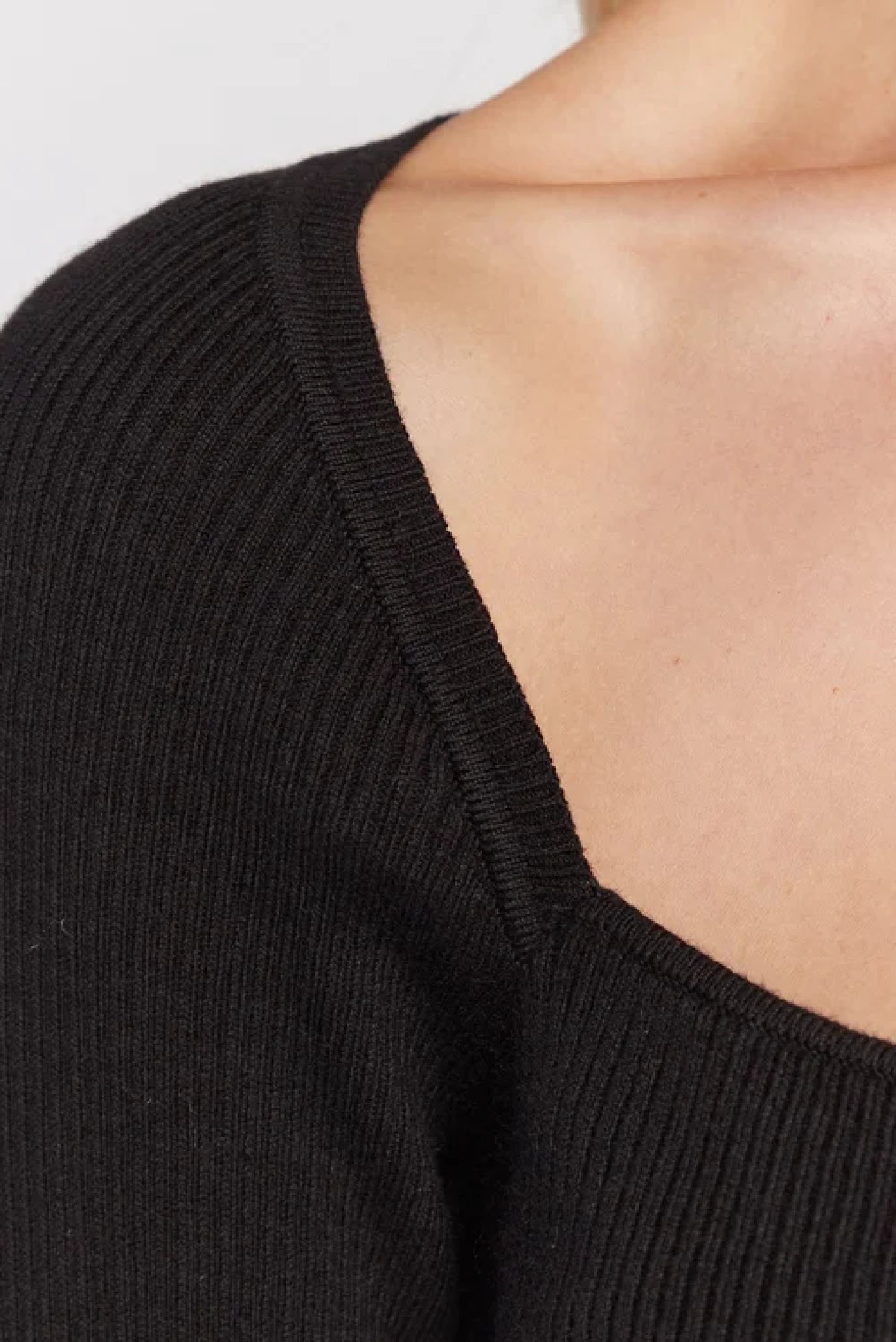 Свитер RIB SQUARE-NECK SWEATER LS 4