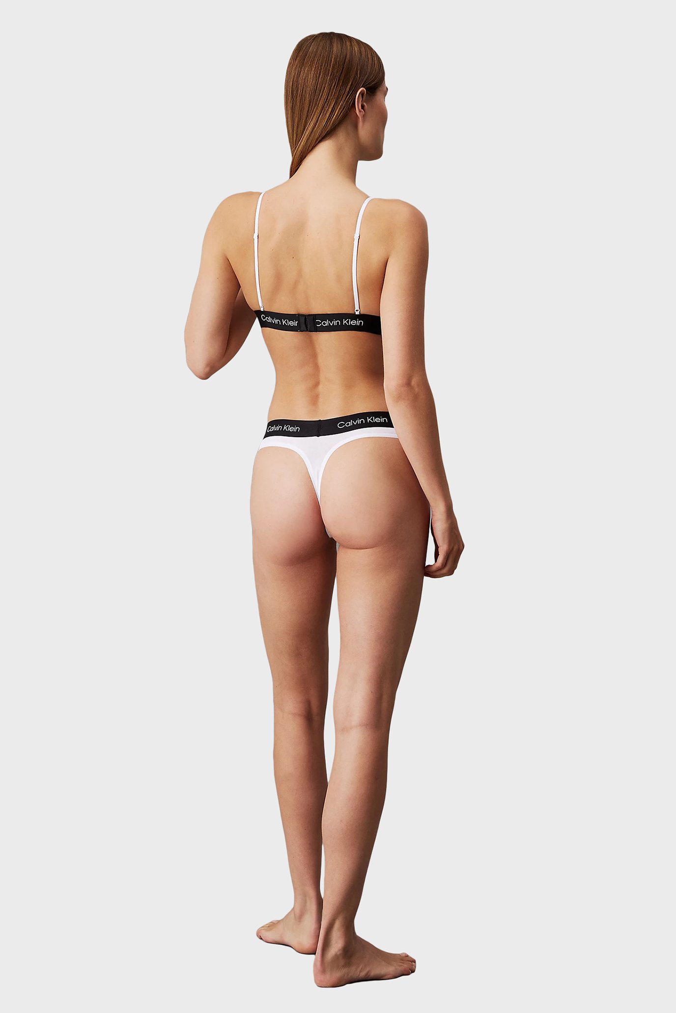 Женский белый бюстгальтер UNLINED TRIANGLECalvin Klein Женский белый бюстгальтер UNLINED TRIANGLE 4