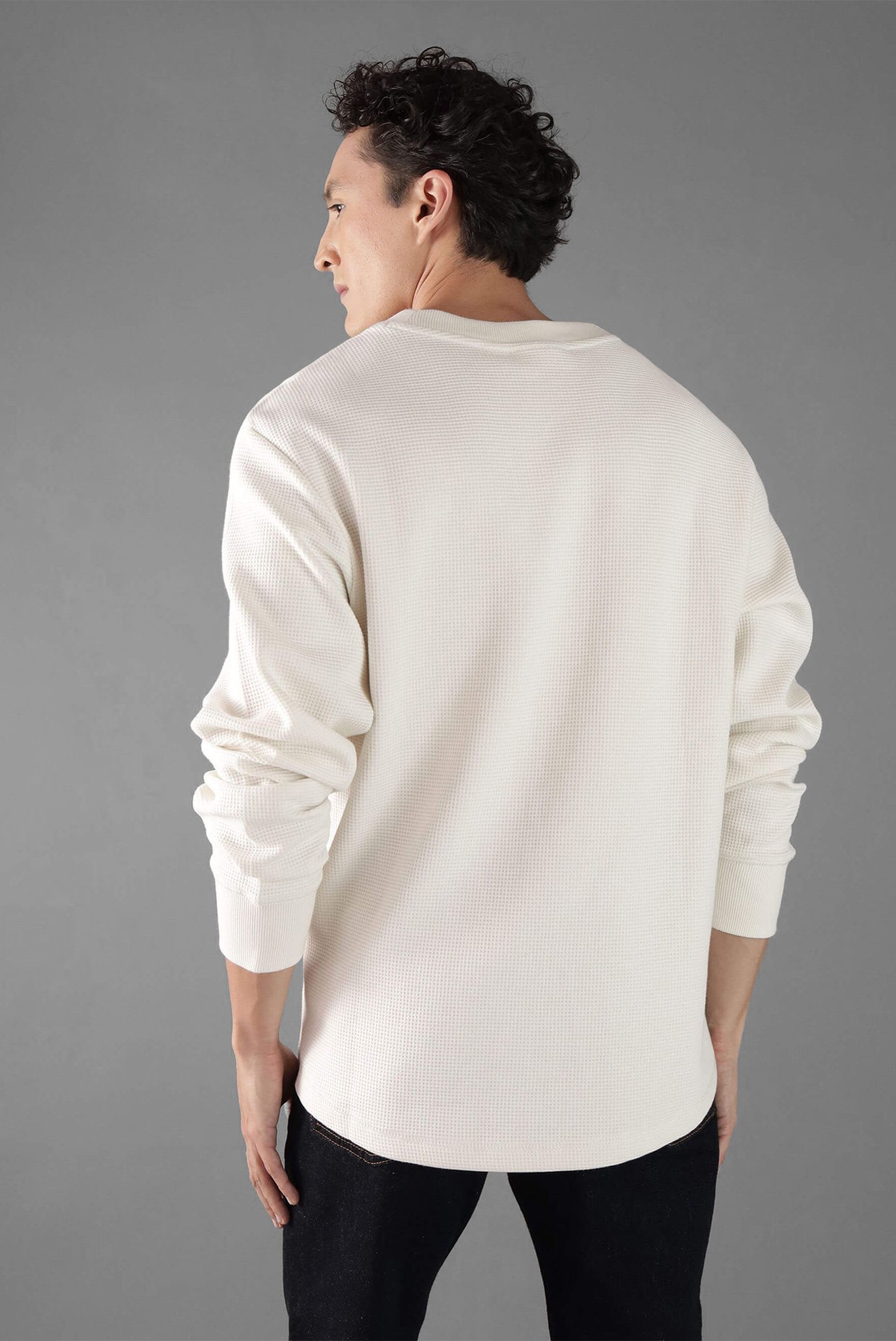 Лонгслив MONOLOGO WAFFLE LS TEE 3