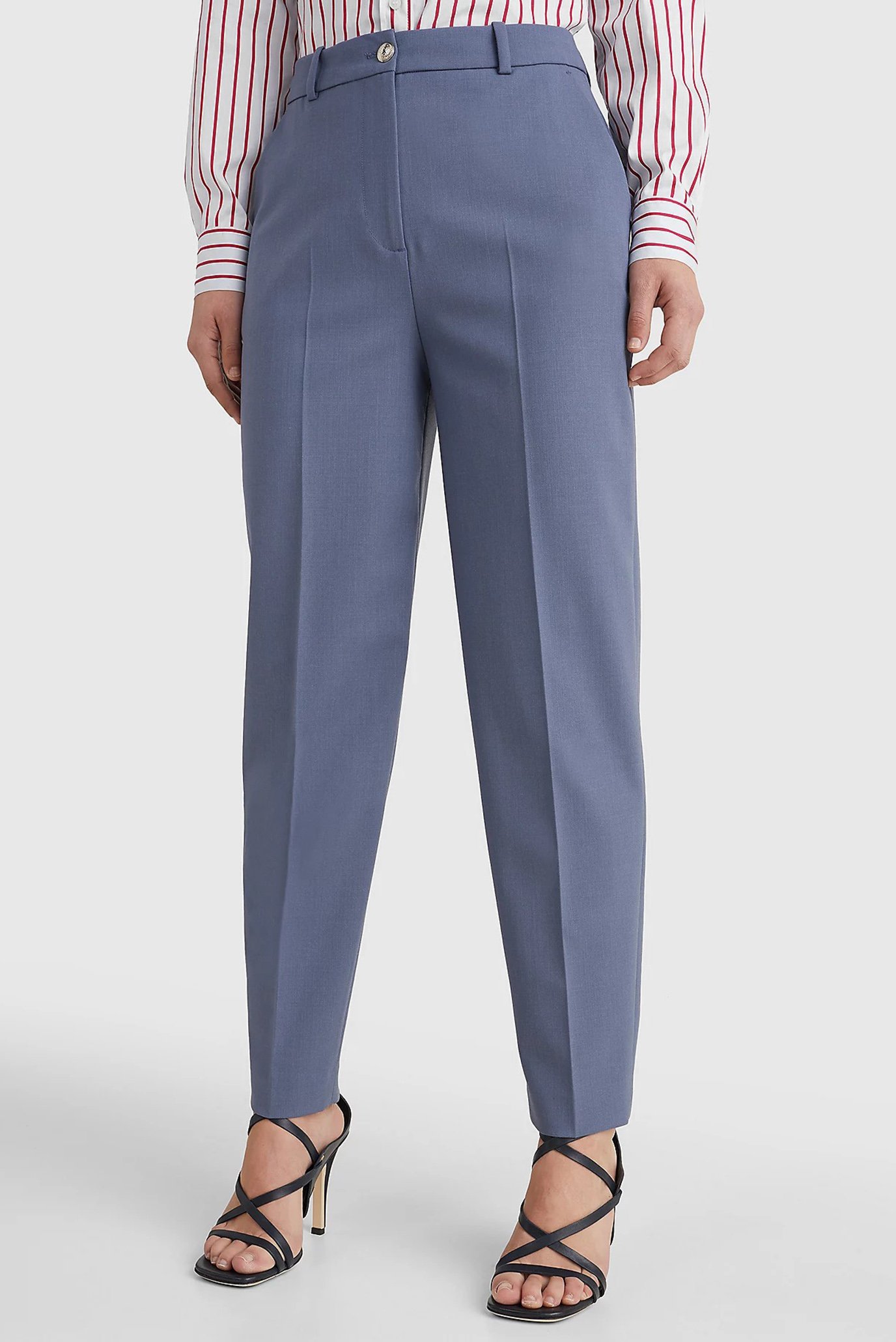 Женские синие брюки WOOL BLEND 8