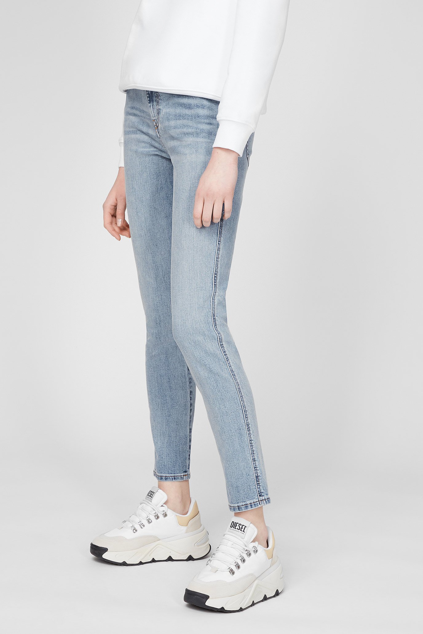 Женские голубые джинсы 2015 BABHILA 3