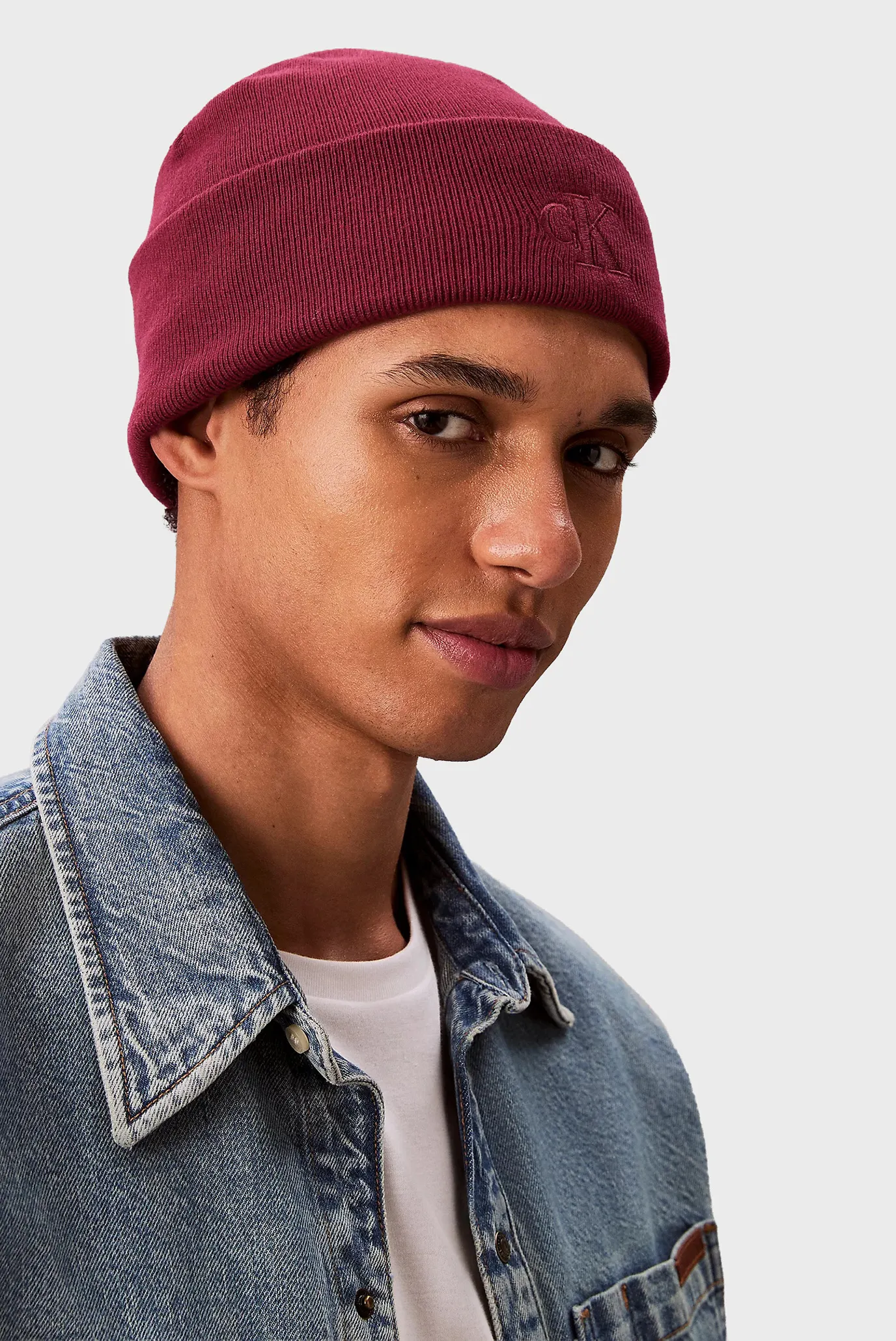 Шапка CK FINE RIB BEANIE 2