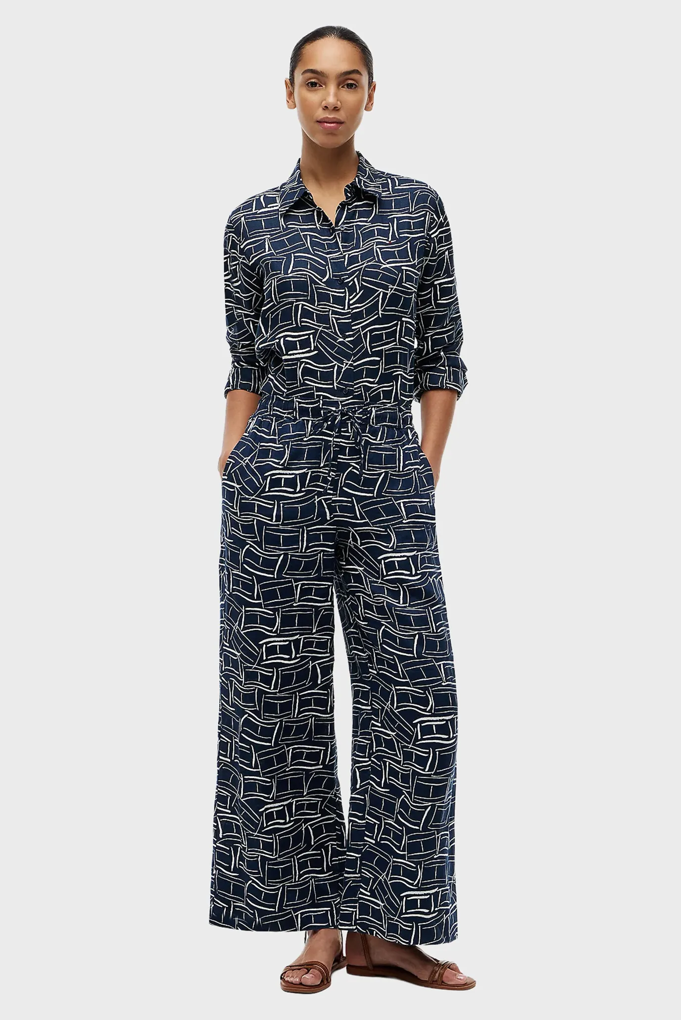 Штаны ESS LINEN PULL ON PANTS 2