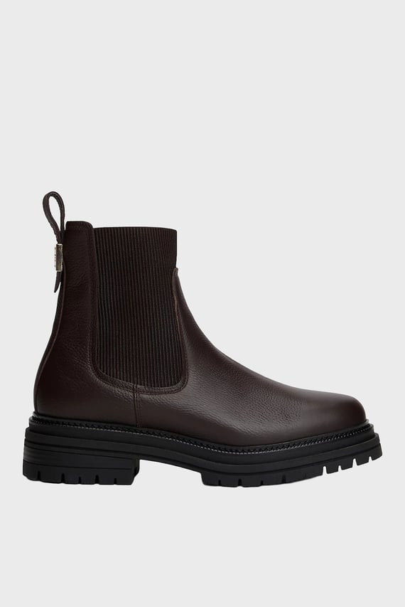 Ботинки TH PLAQUE PEBBLE CHELSEA WARM Tommy Hilfiger