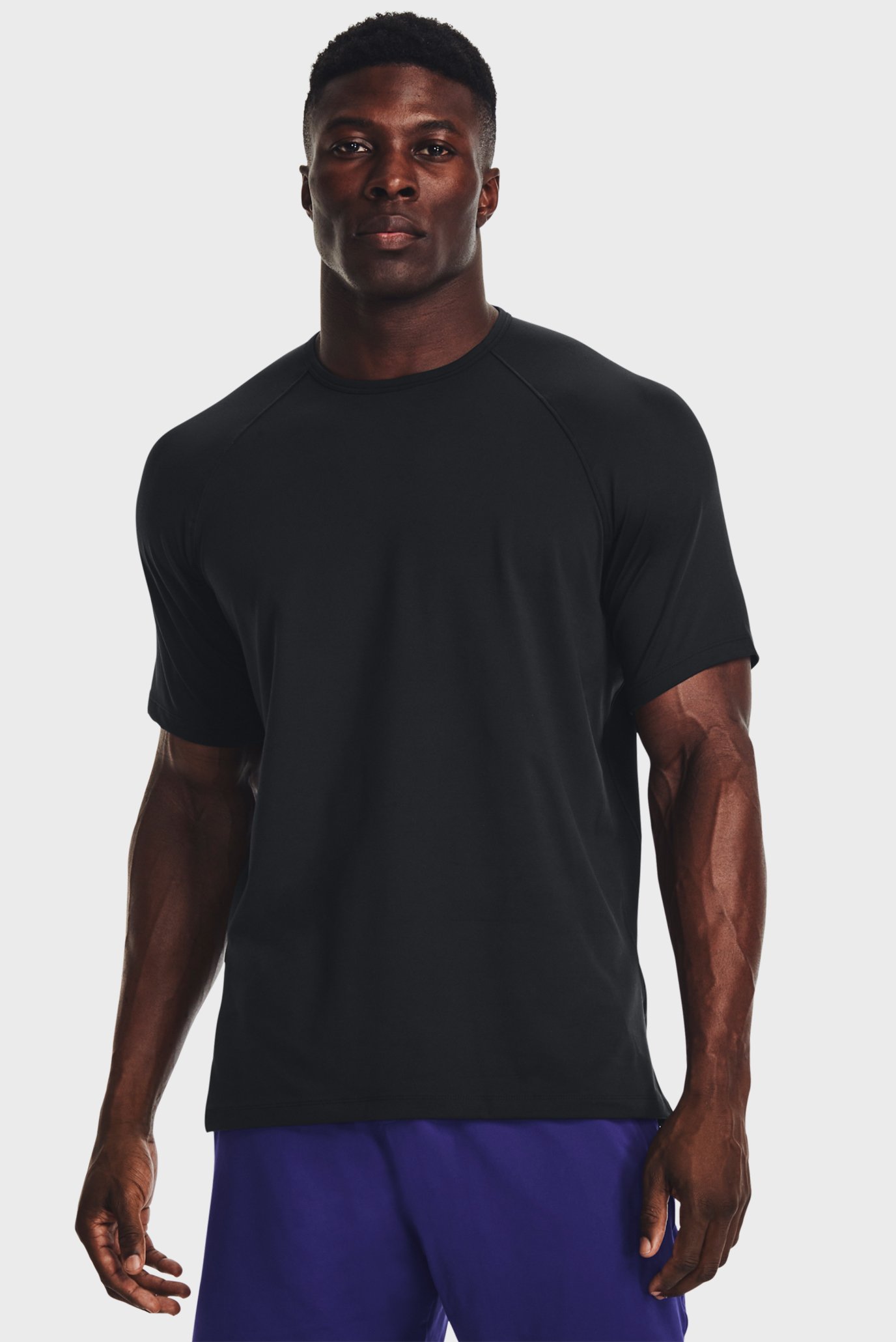 Мужская черная футболка UA Meridian Shortsleeve 1
