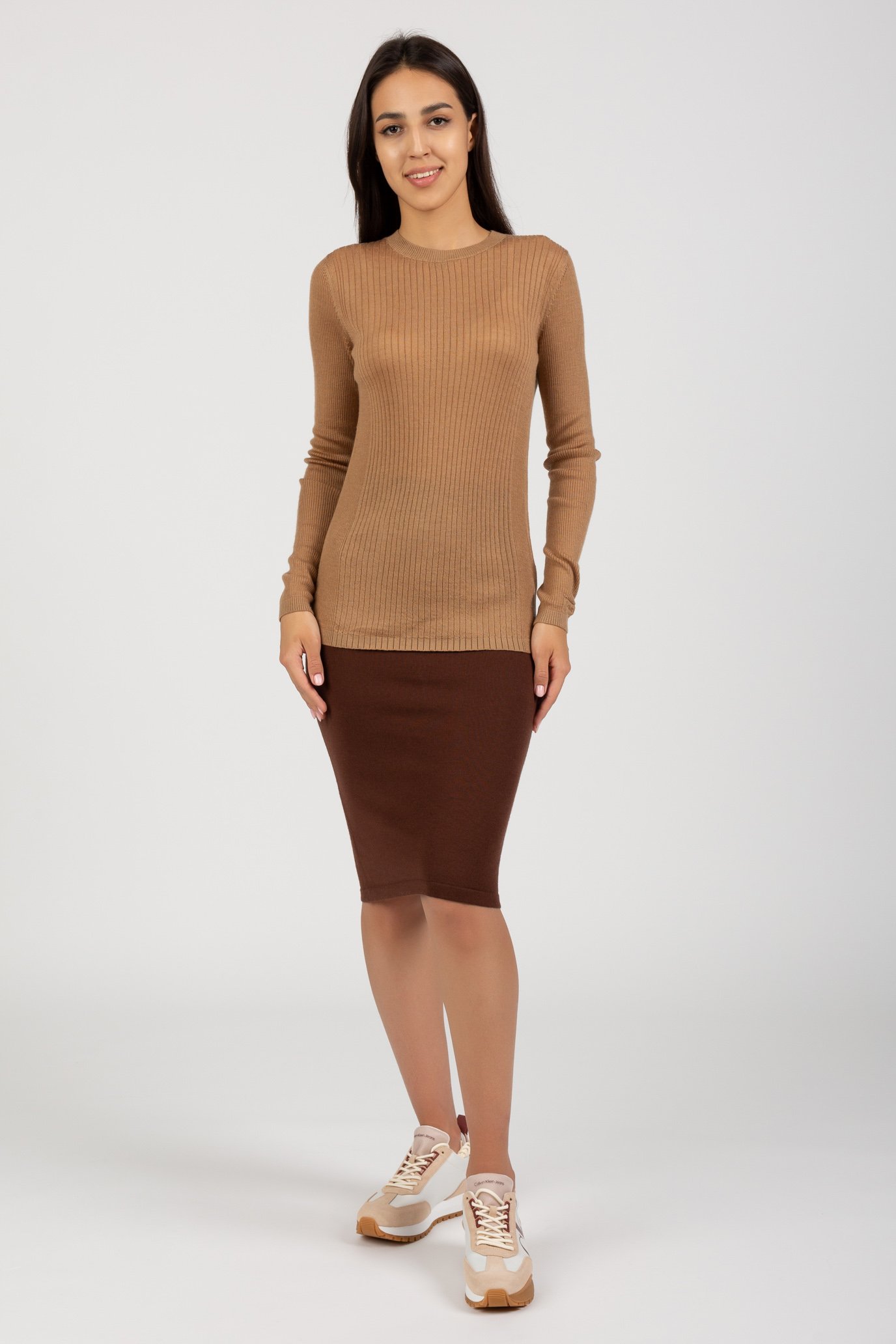 Свитер WOOL TENCEL RIB SWEATER 5