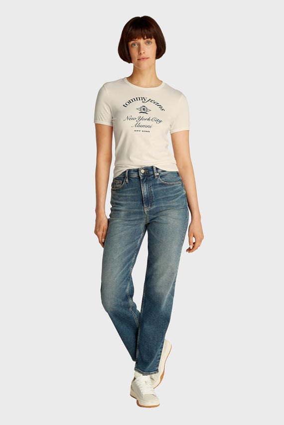 Футболка TJW SLIM CREST NYC RINGER TEE